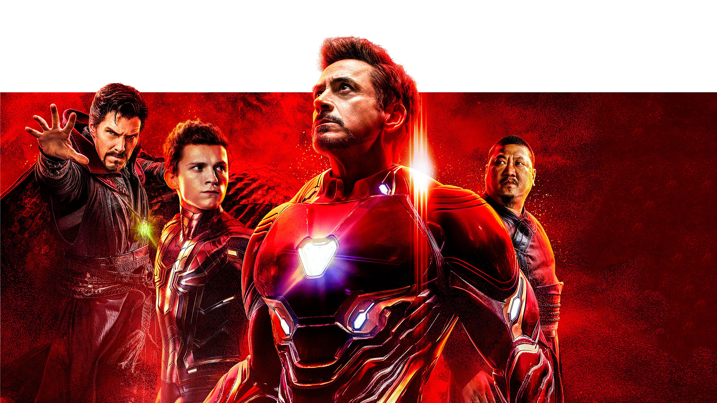 Avengers Doctor Strange Iron Man Iron Spider Spider Man Wong Marvel Comics 2411x1356