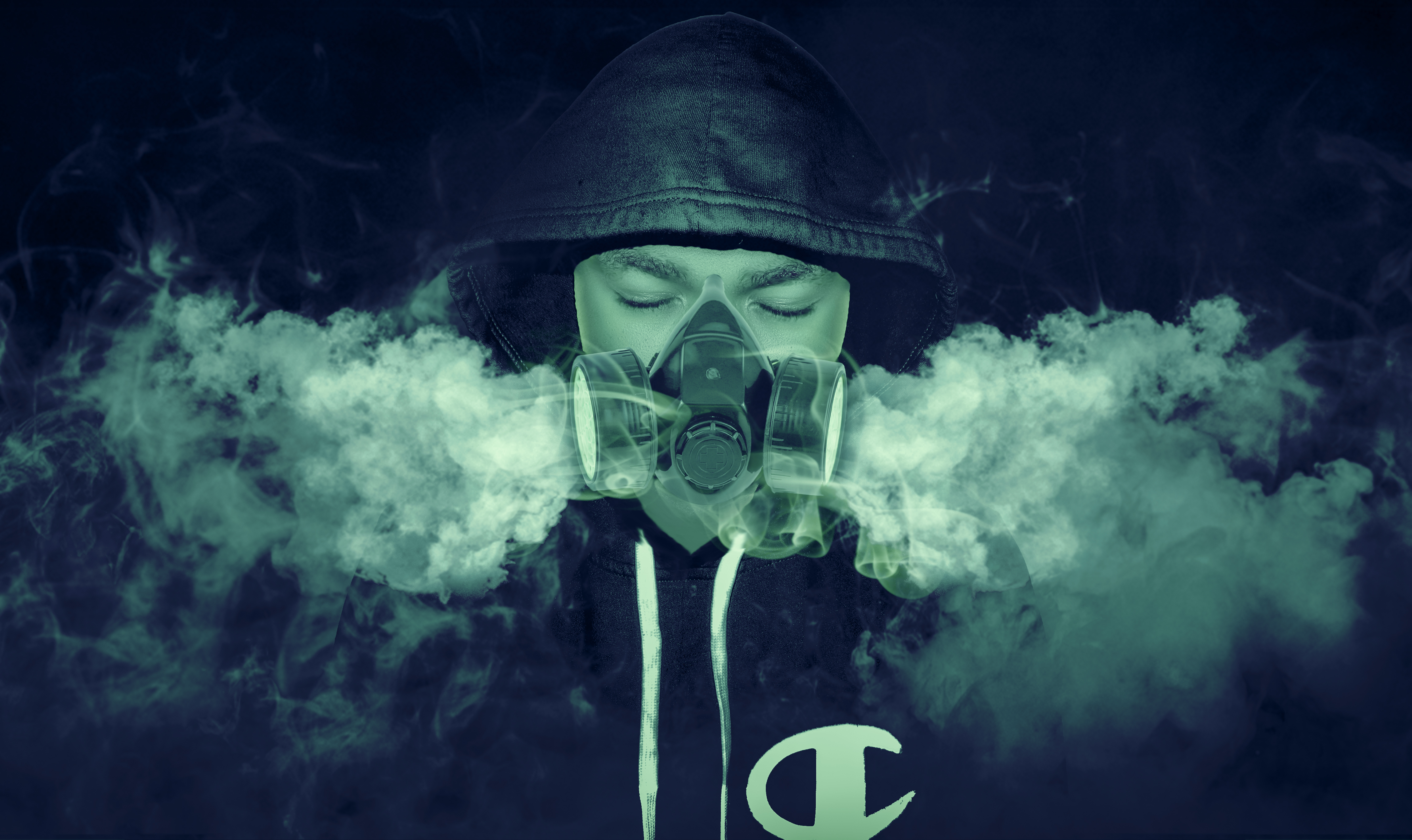 Child Gas Mask Hood Smoke 4595x2736
