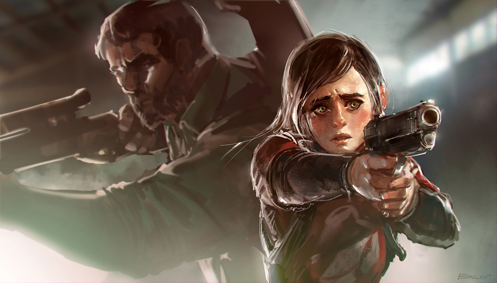 Ellie The Last Of Us Joel The Last Of Us The Last Of Us 1600x913