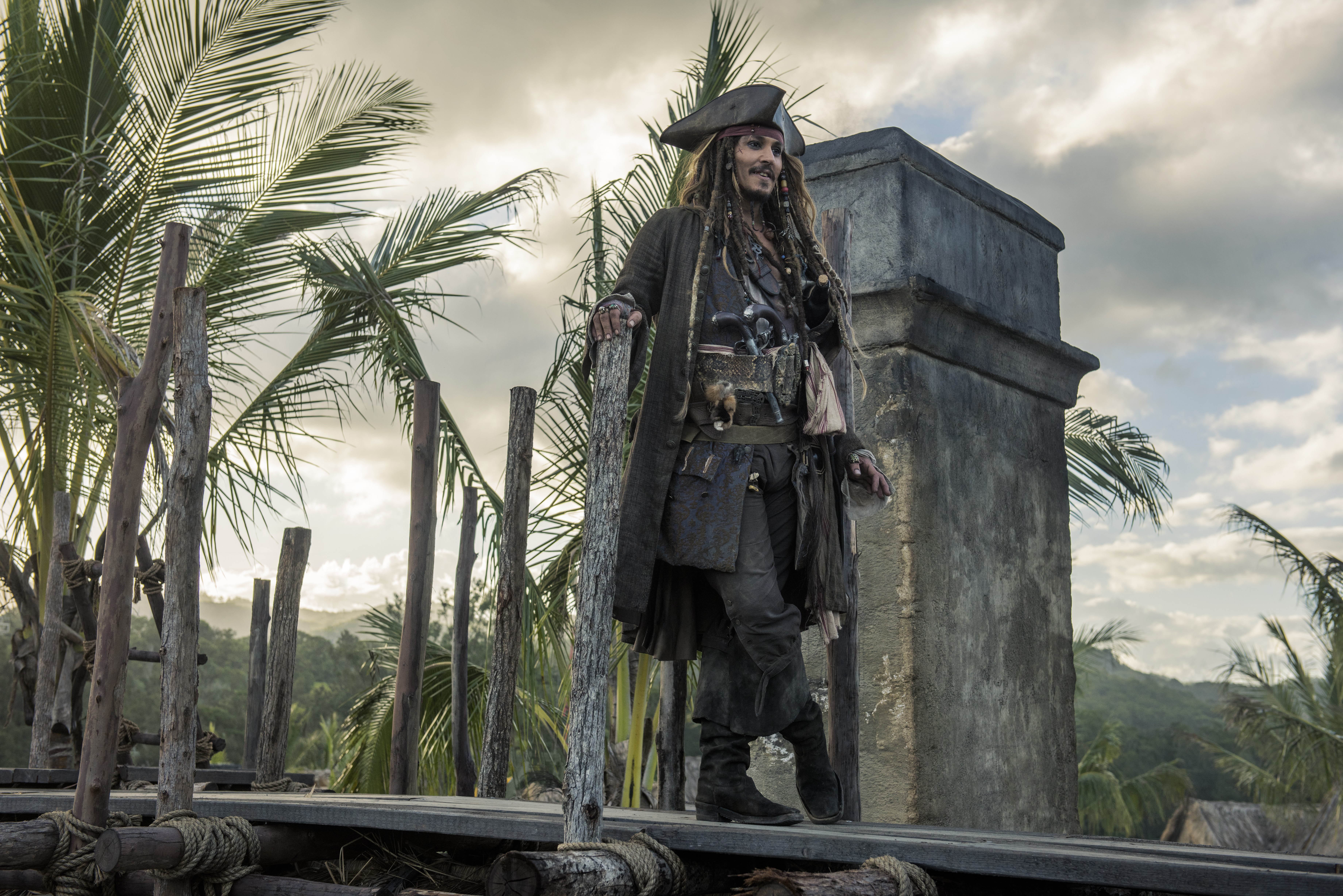 Jack Sparrow Johnny Depp Pirates Of The Caribbean Dead Men Tell No Tales 7360x4912