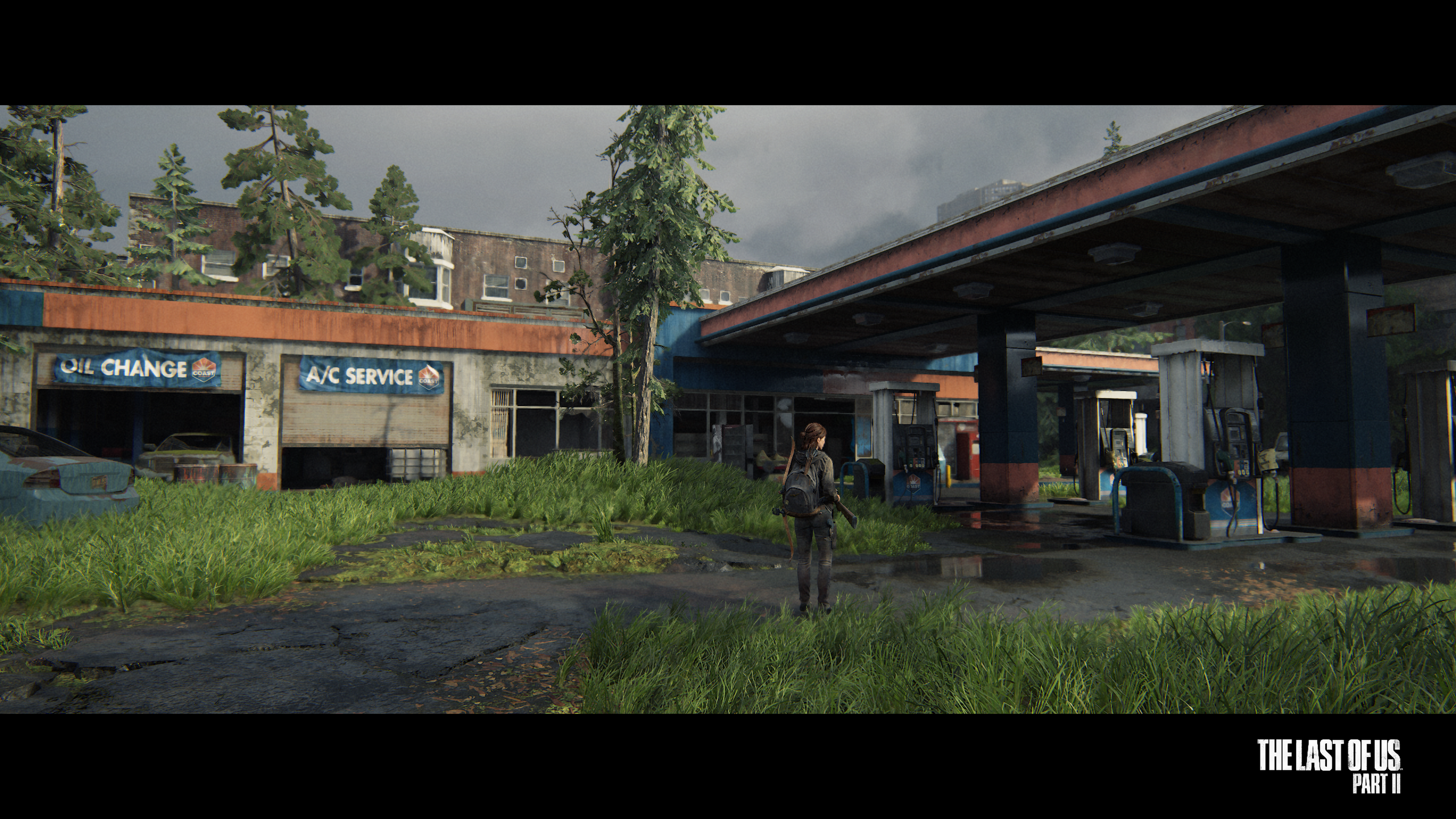 The Last Of Us 2 Ellie Gas Stations Seattle 3840x2160