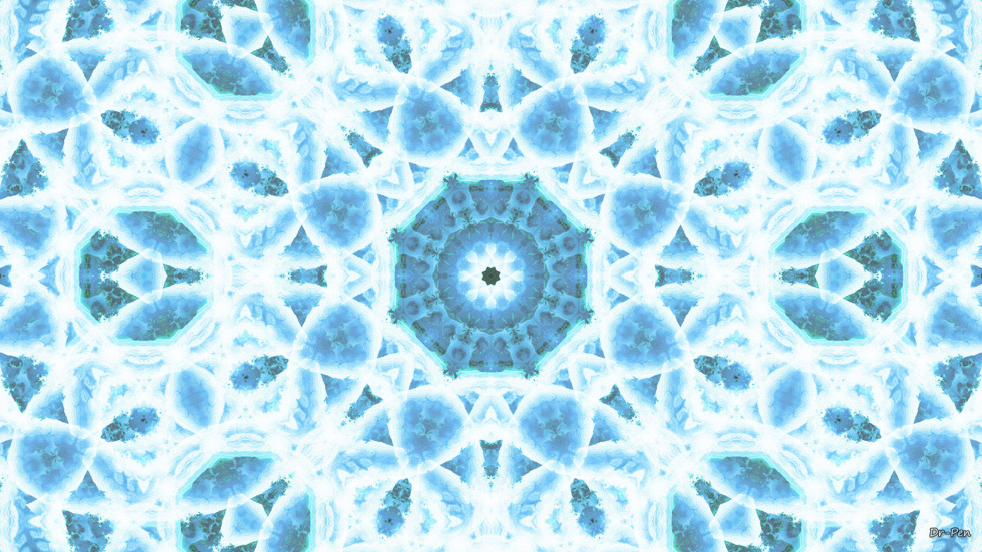 Abstract Artistic Digital Art Mandala Manipulation 1920x1080