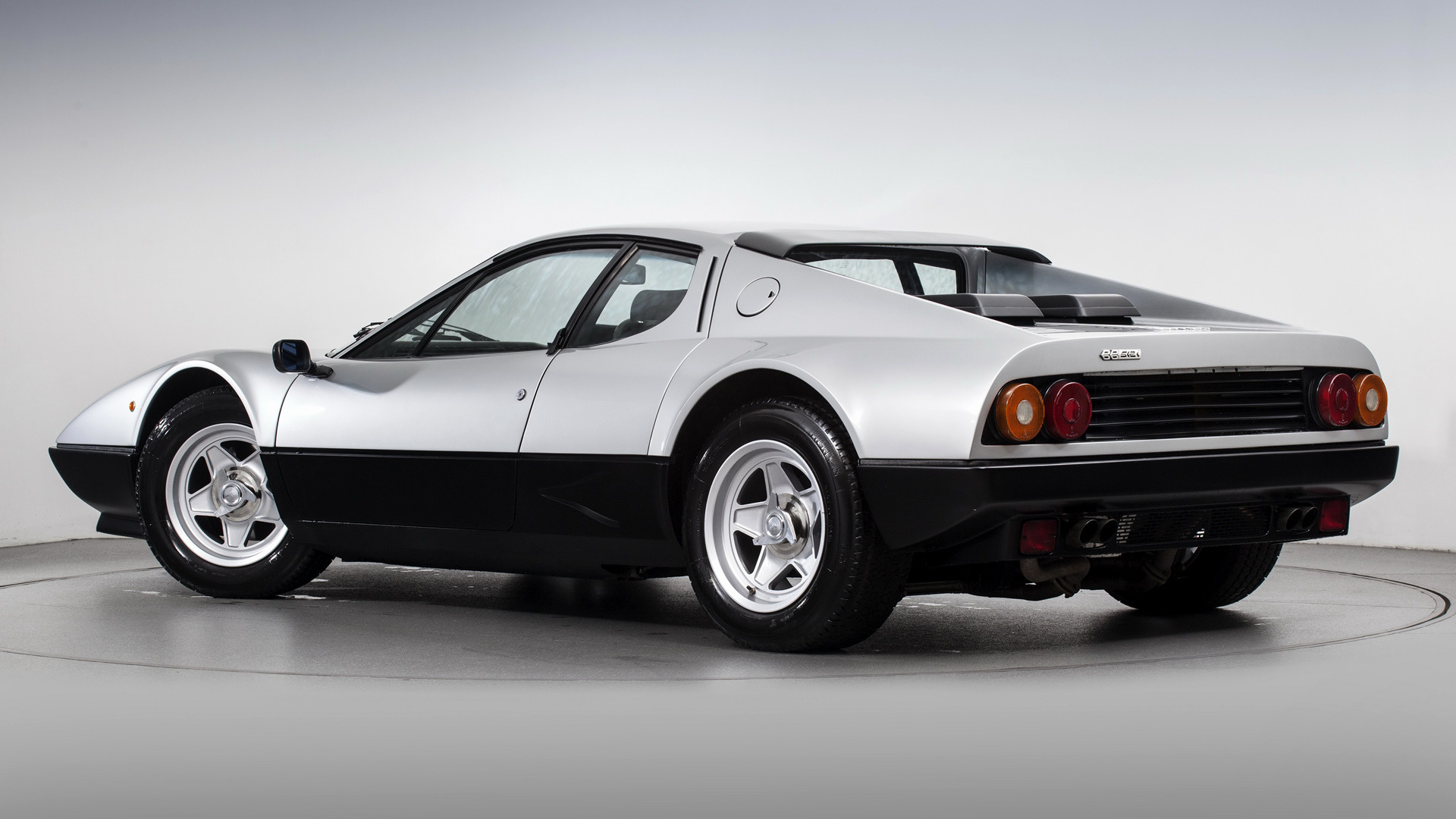 Car Coupe Ferrari 512 Bbi Old Car Silver Car Sport Car 1920x1080