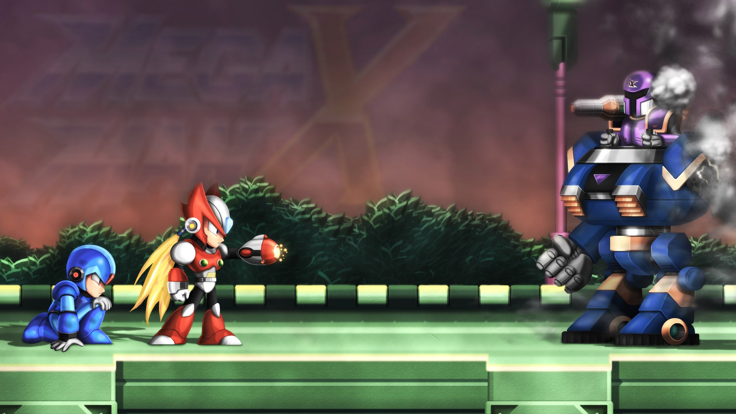 Video Game Mega Man X 2560x1440