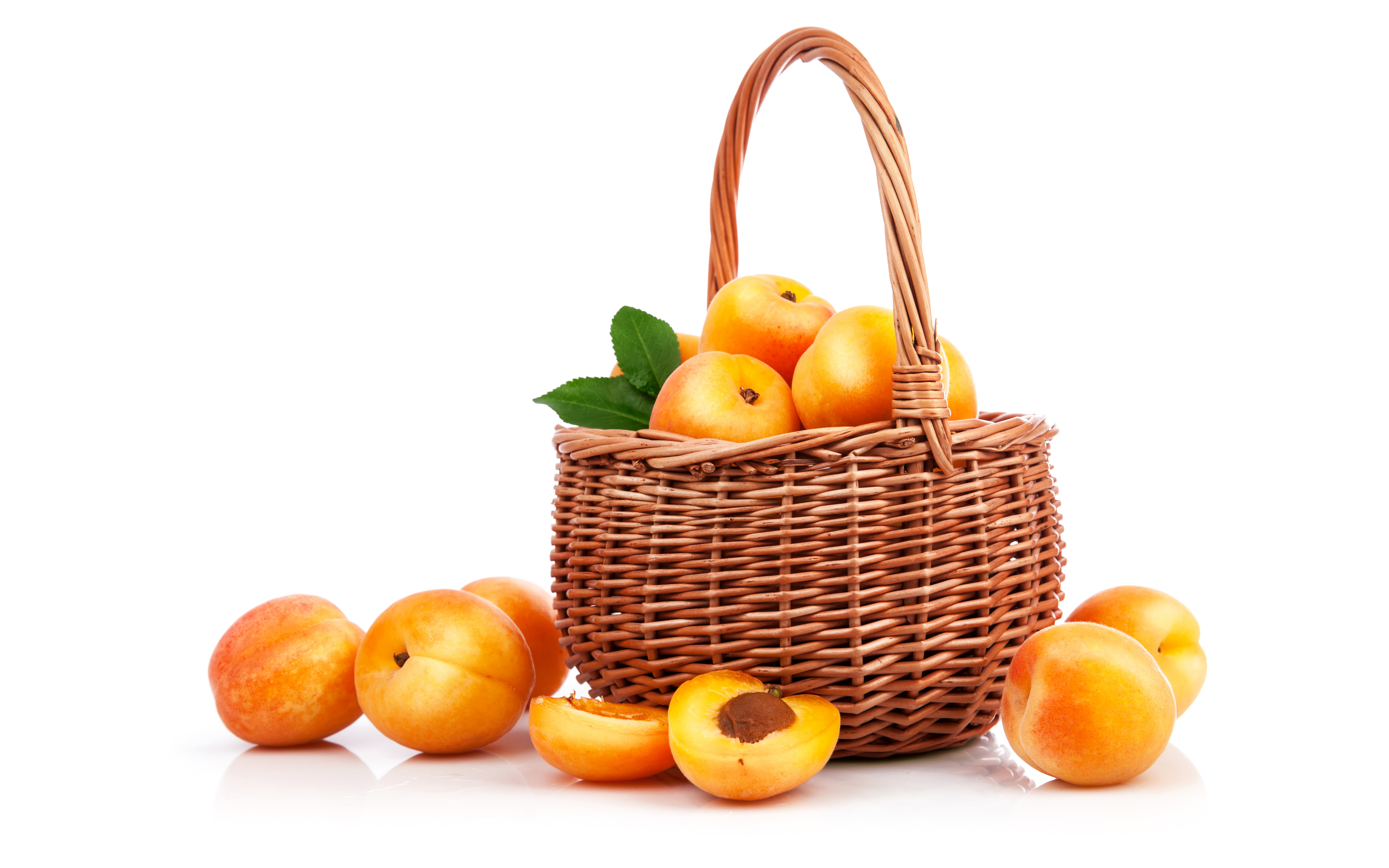 Basket Fruit Peach 5621x3513