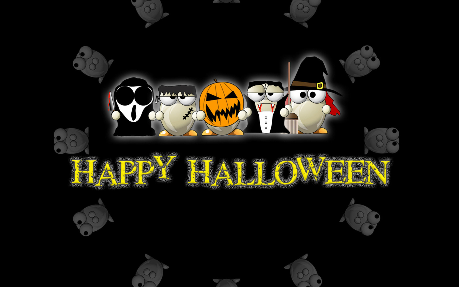 Cartoon Costume Halloween Happy Halloween Holiday Monster 1920x1200