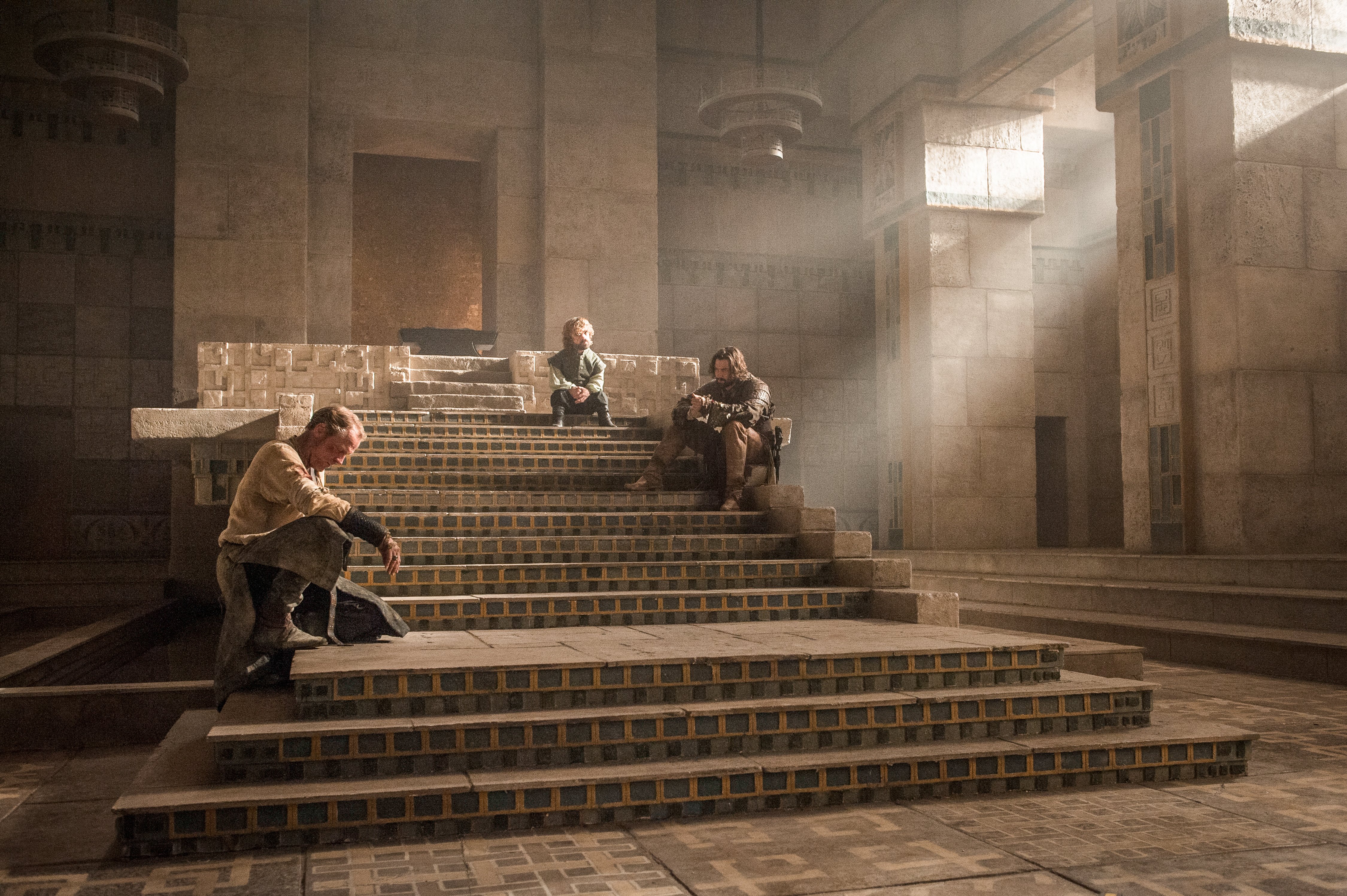 Daario Naharis Iain Glen Jorah Mormont Peter Dinklage Tyrion Lannister 4500x2994