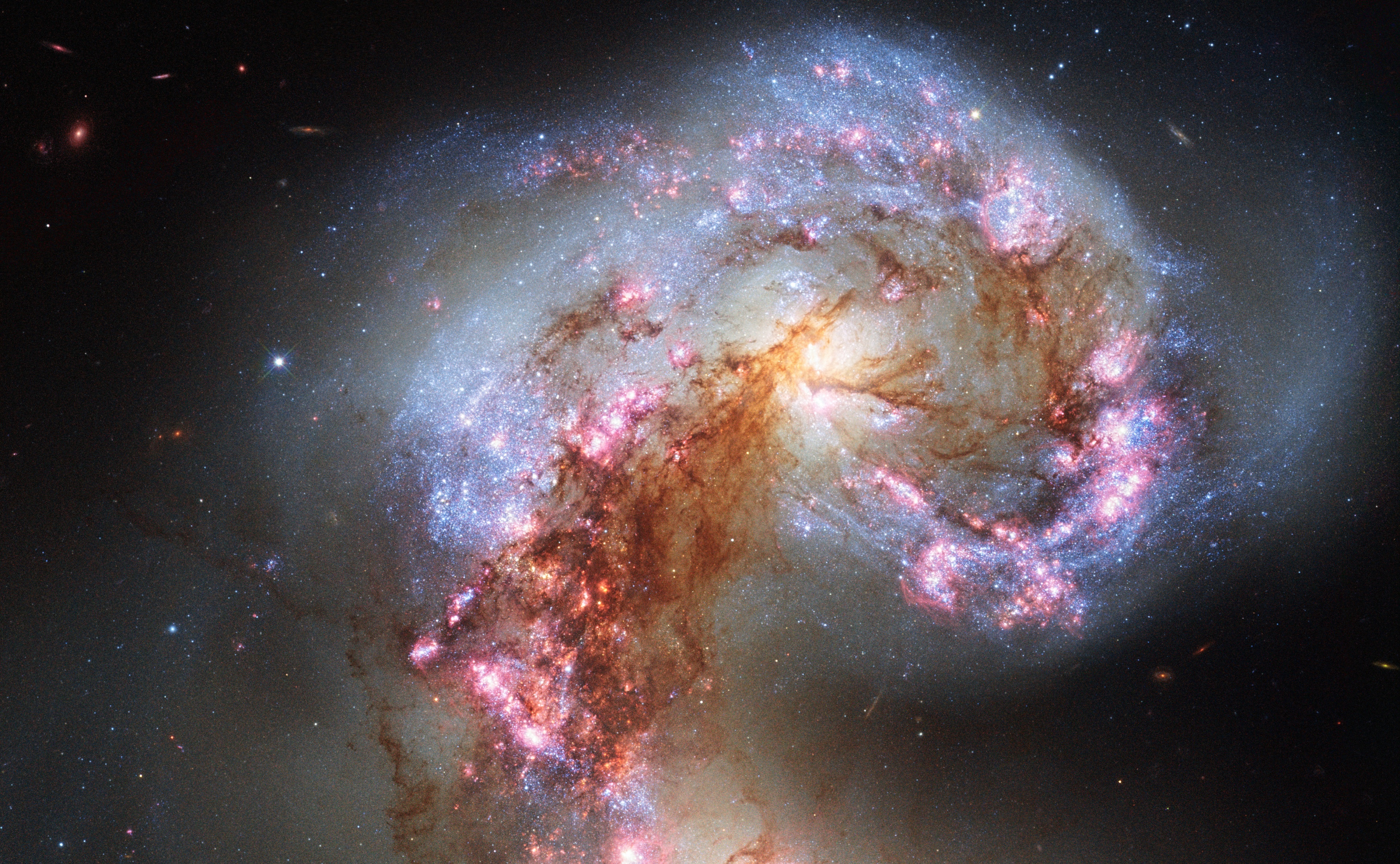 Collision Galaxy Space 3840x2370