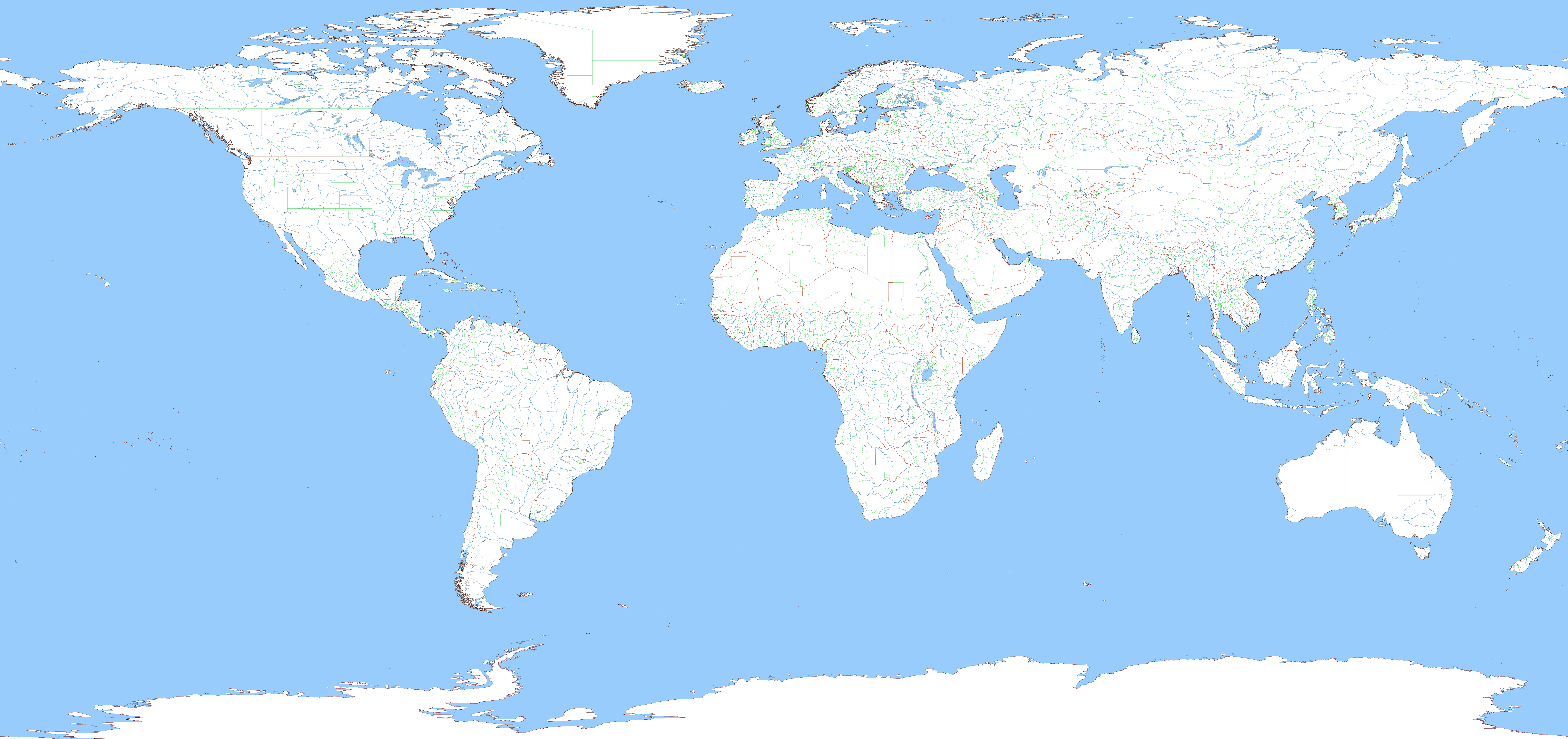 Misc World Map 8000x3773