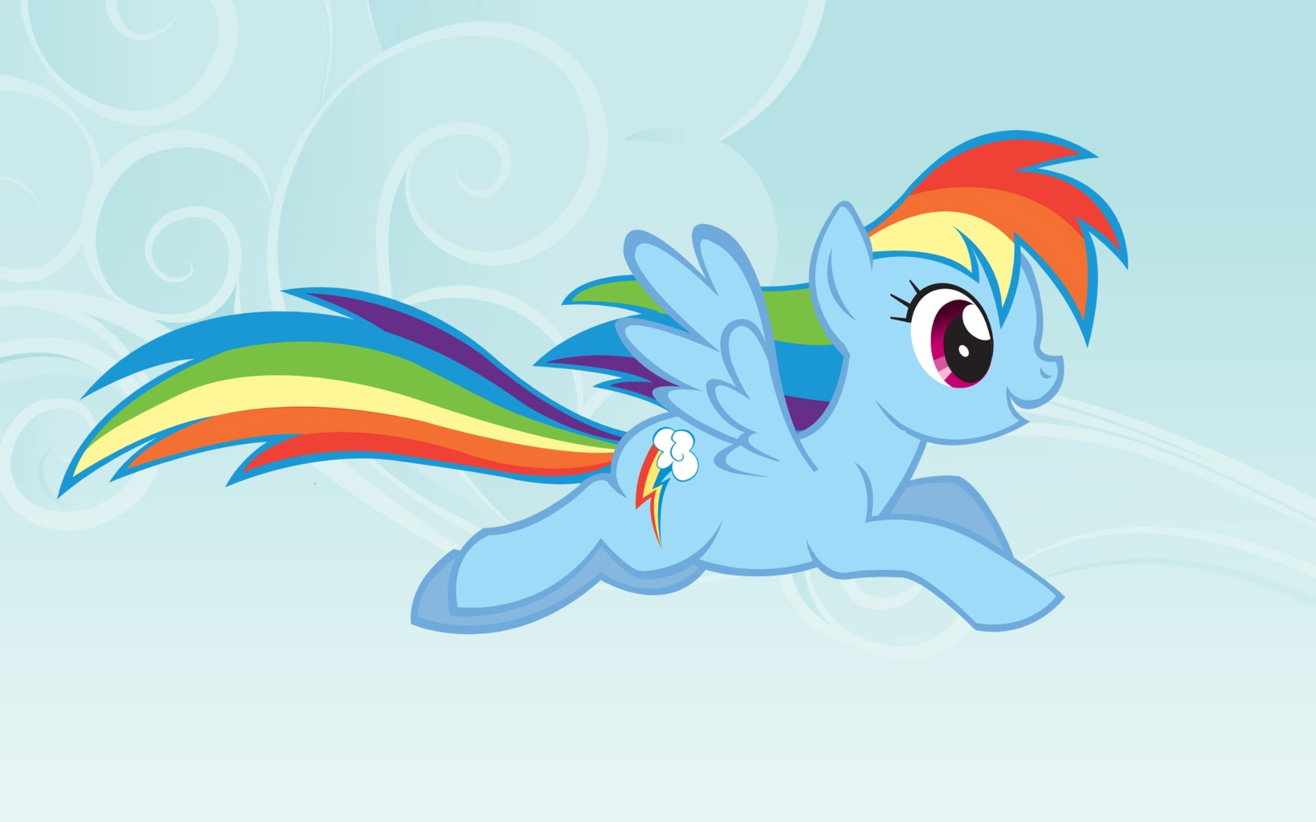 My Little Pony Rainbow Dash Vector 2560x1600