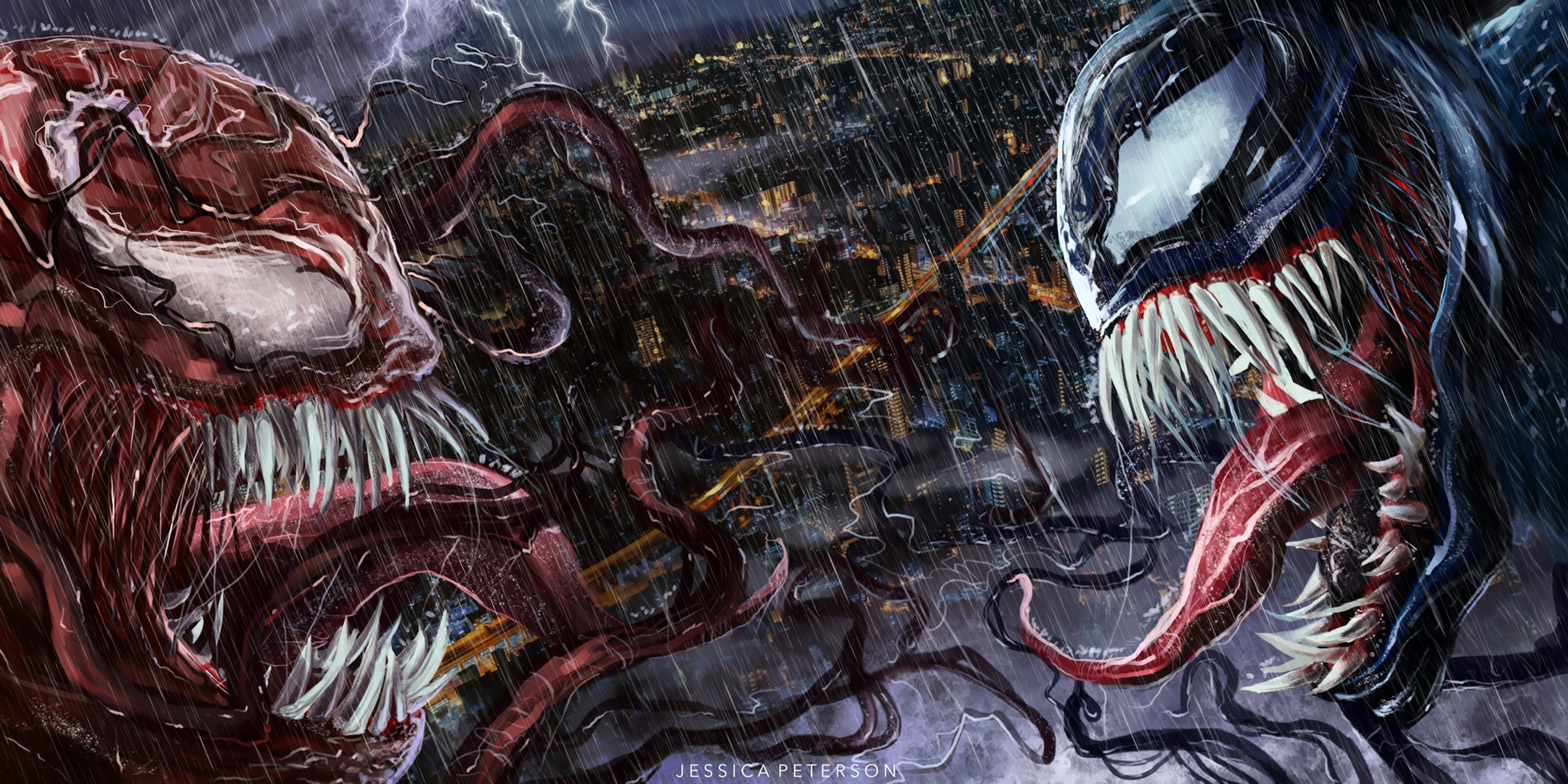 Carnage Marvel Comics Venom 2160x1080