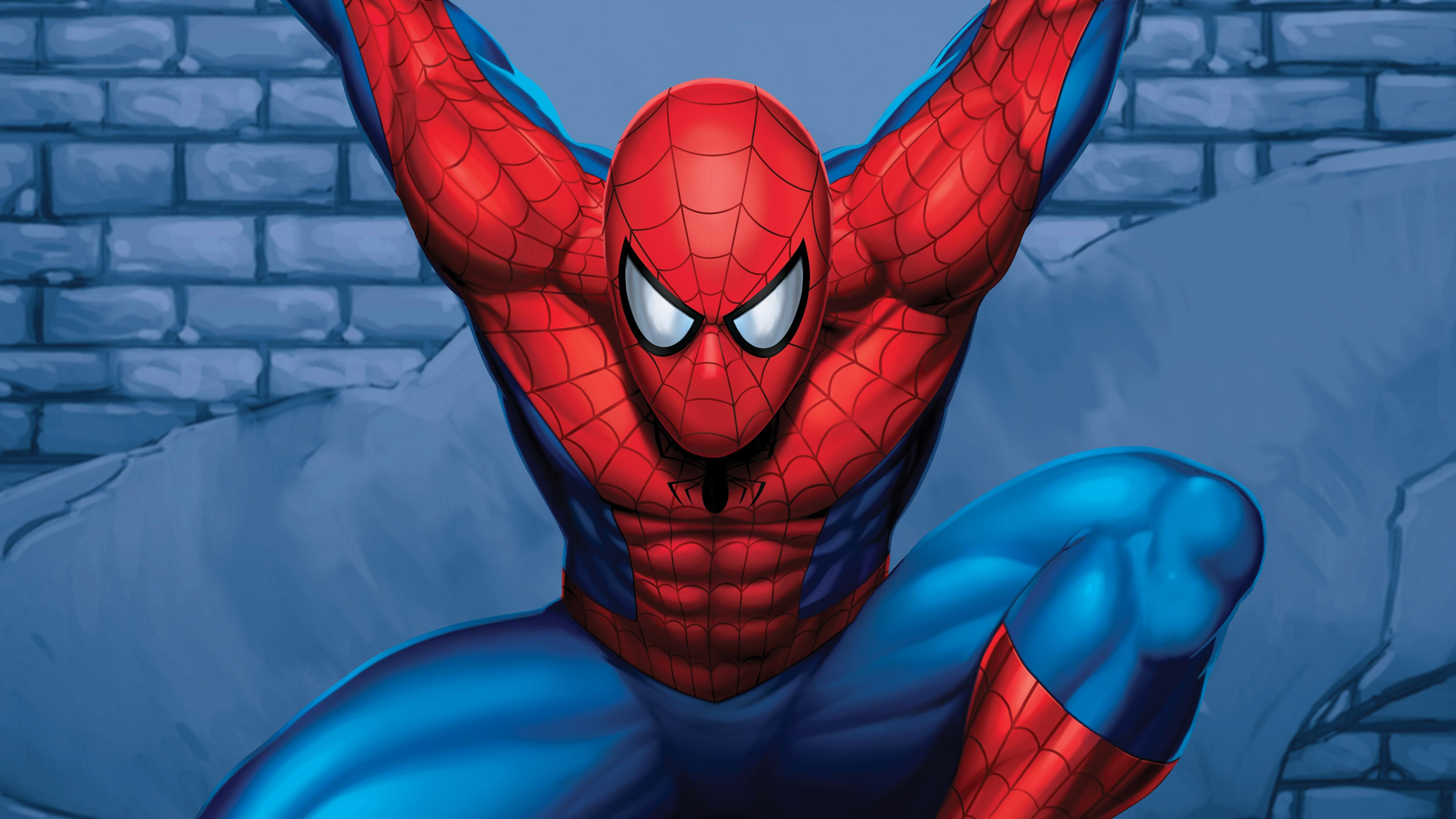 Comics Marvel Comics Peter Parker Spider Man Superhero 4800x2700
