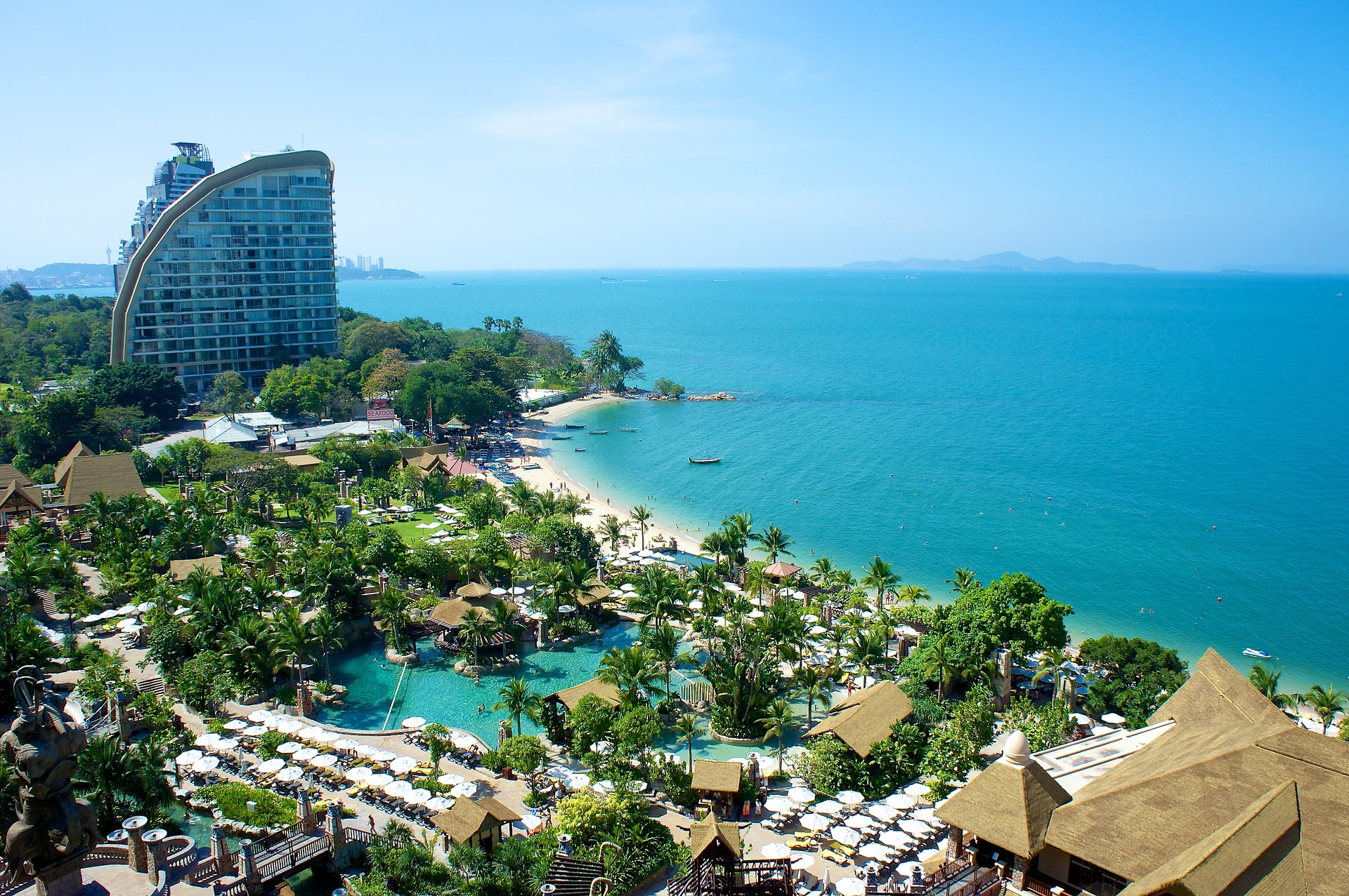 Beach Ocean Resort Thailand Tropical 1920x1277