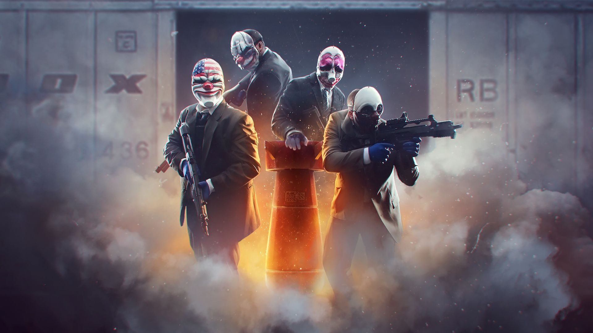 Chains Payday Dallas Payday Hoxton Payday Payday 2 Wolf Payday 1920x1080