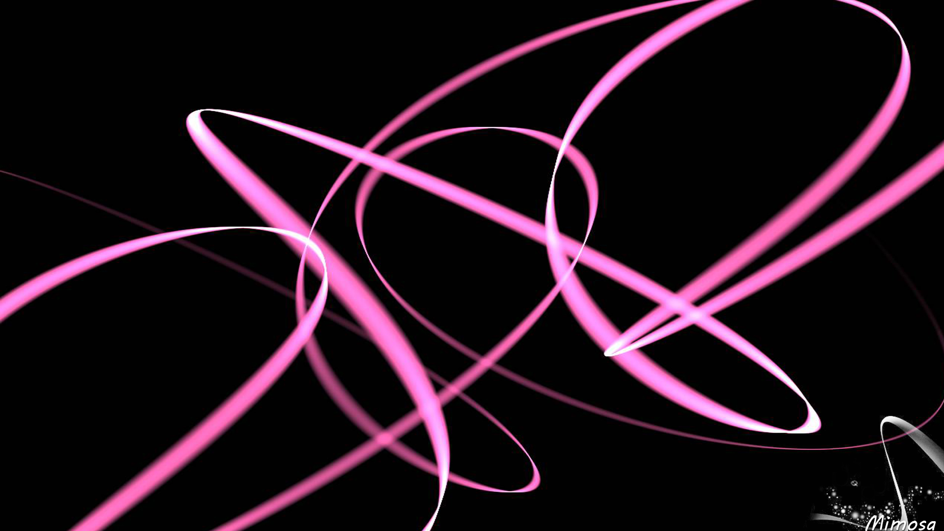 Artistic Digital Art Fractal Gradient Pink 1920x1080