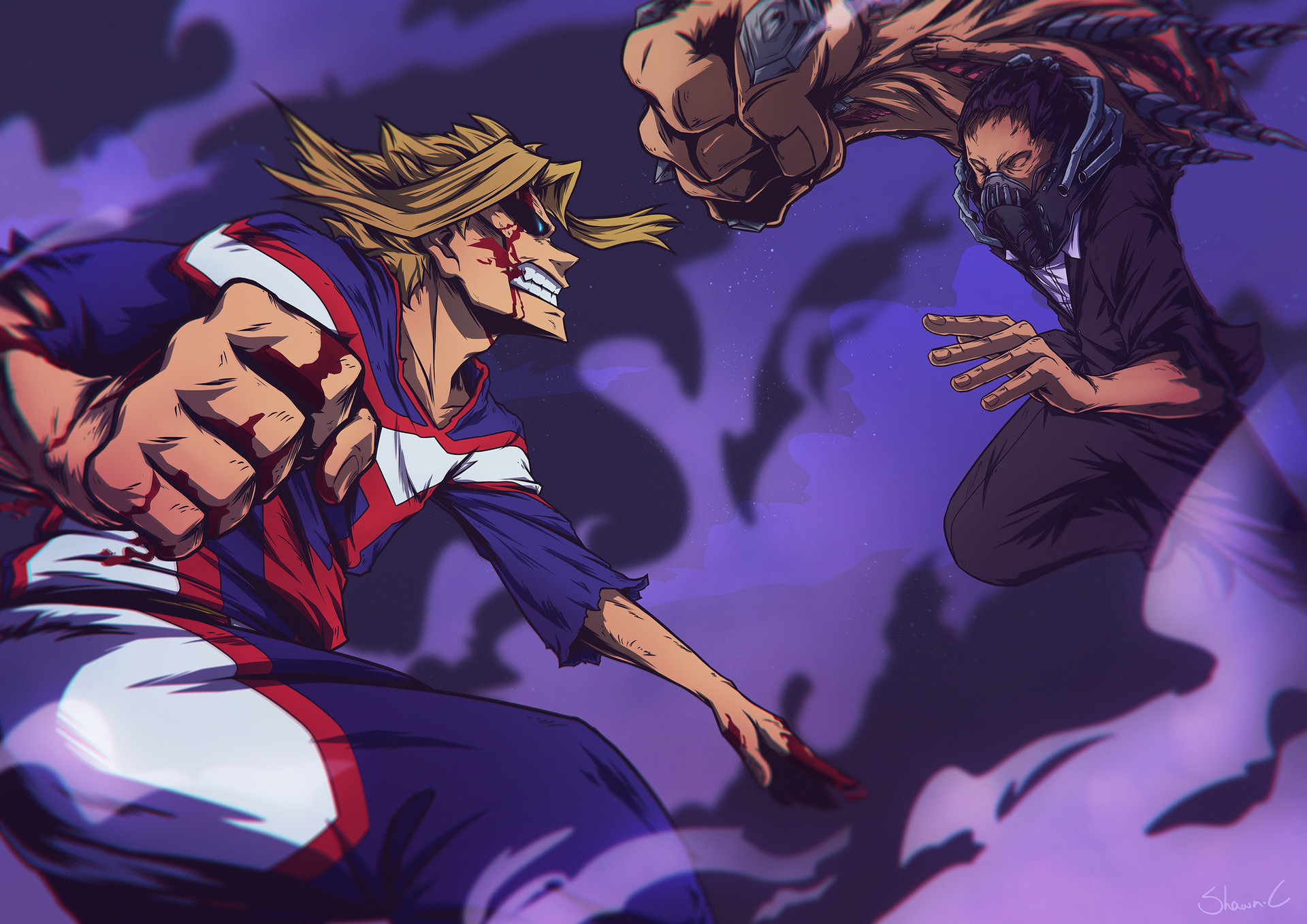 All For One Boku No Hero Academia All Might Toshinori Yagi 1920x1357