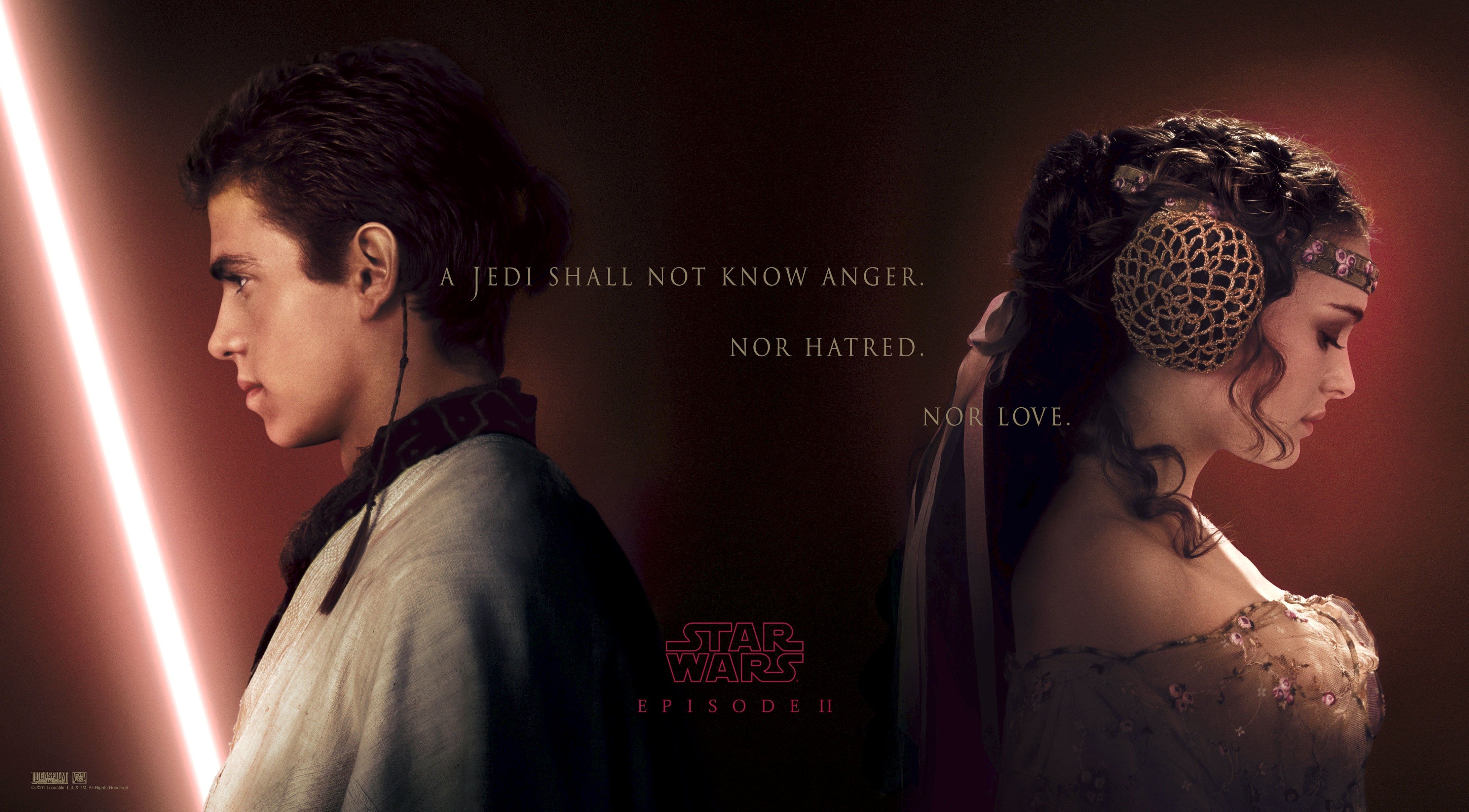 Anakin Skywalker Hayden Christensen Natalie Portman Padme Amidala 4446x2458