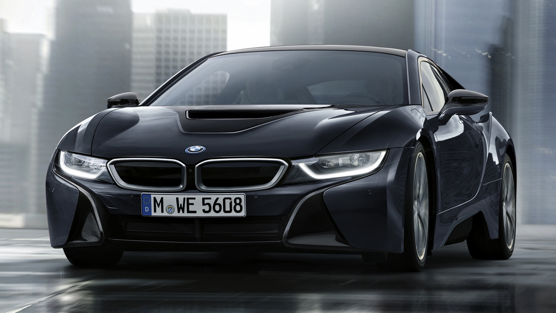 Bmw I8 Bmw I8 Protonic Dark Silver Edition Car Sport Car Supercar 1920x1080