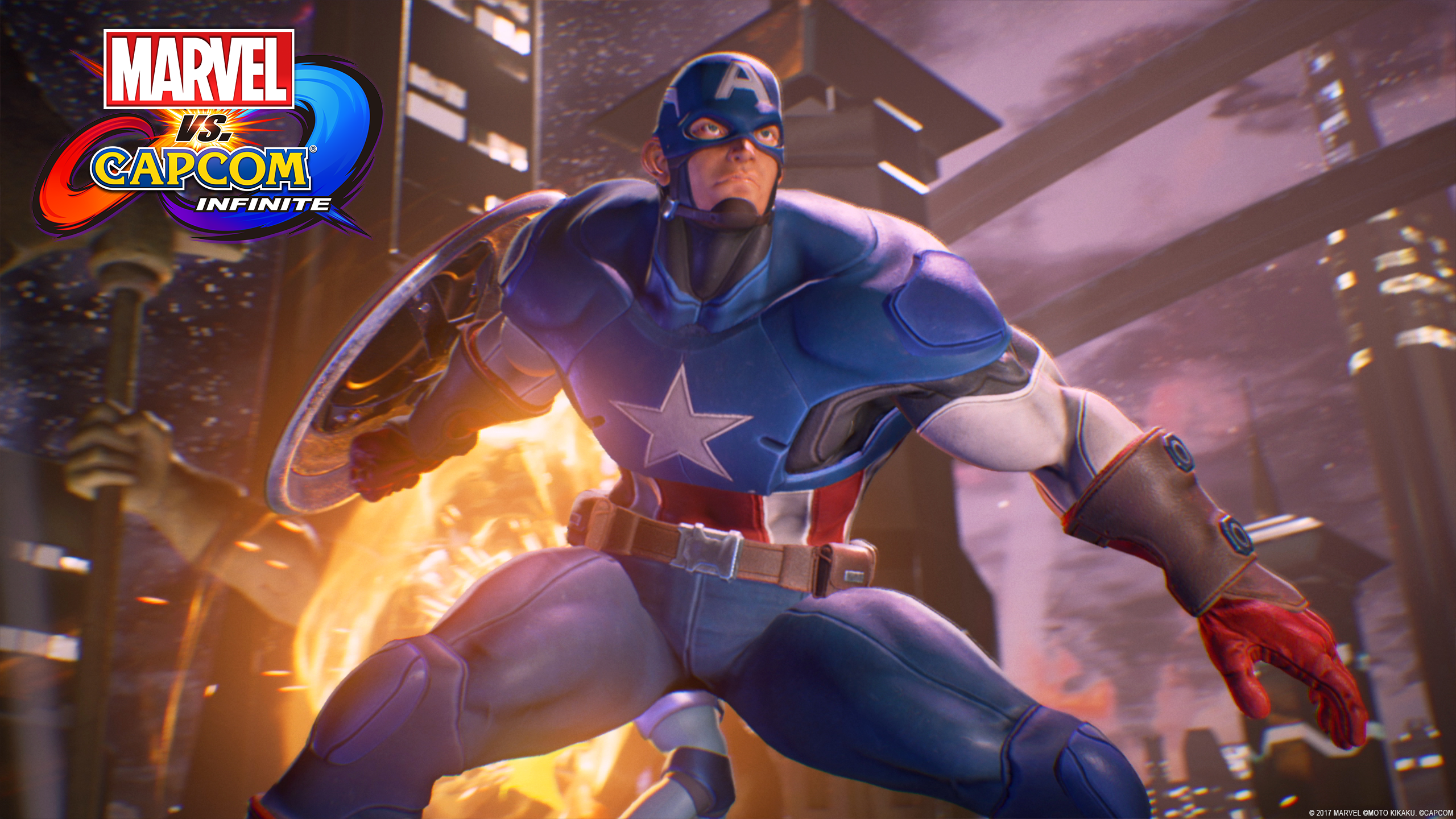 Captain America Marvel Vs Capcom Infinite 2560x1440