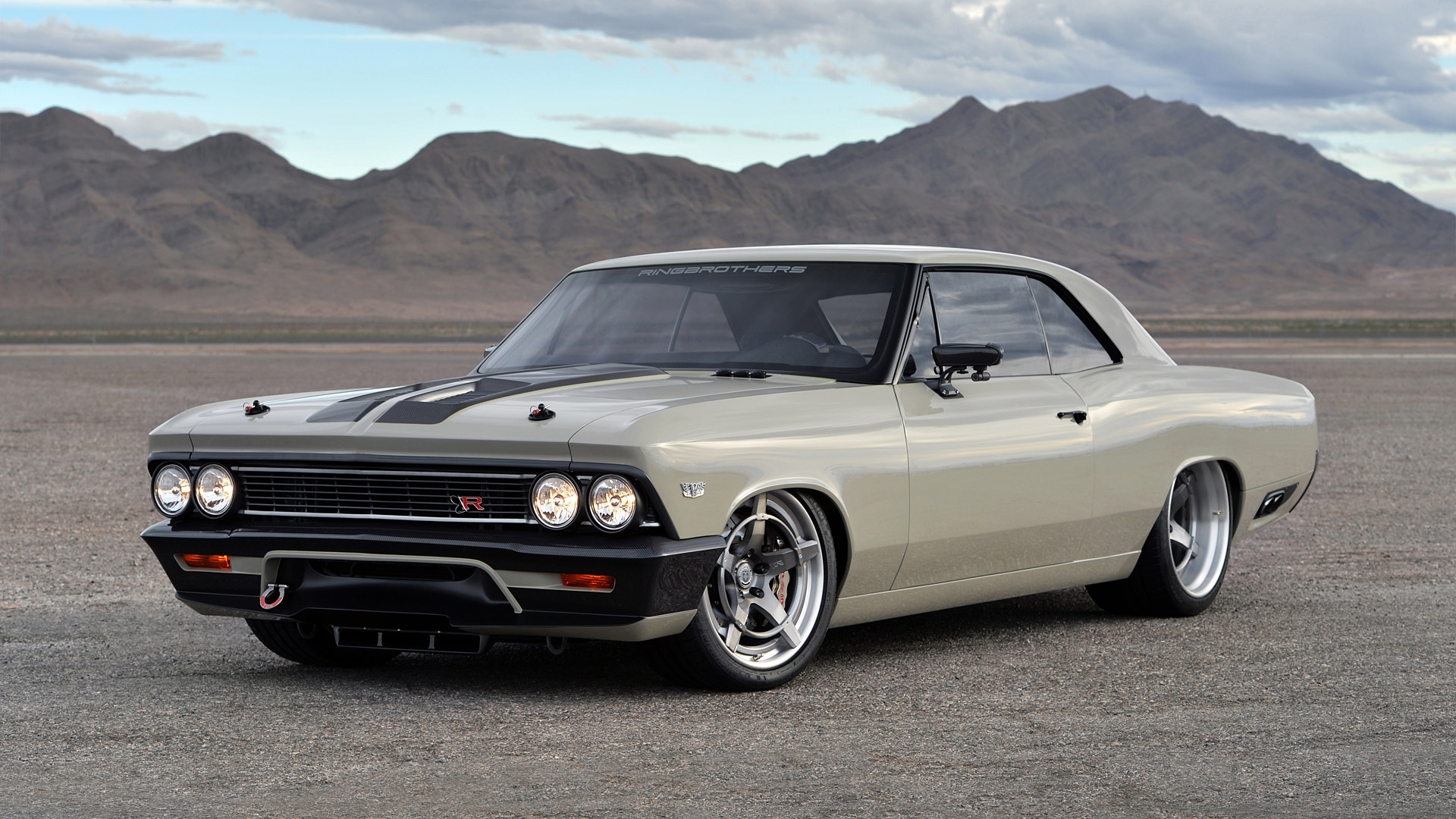Beige Car Car Chevrolet Chevelle Recoil Muscle Car Ringbrothers 1920x1080