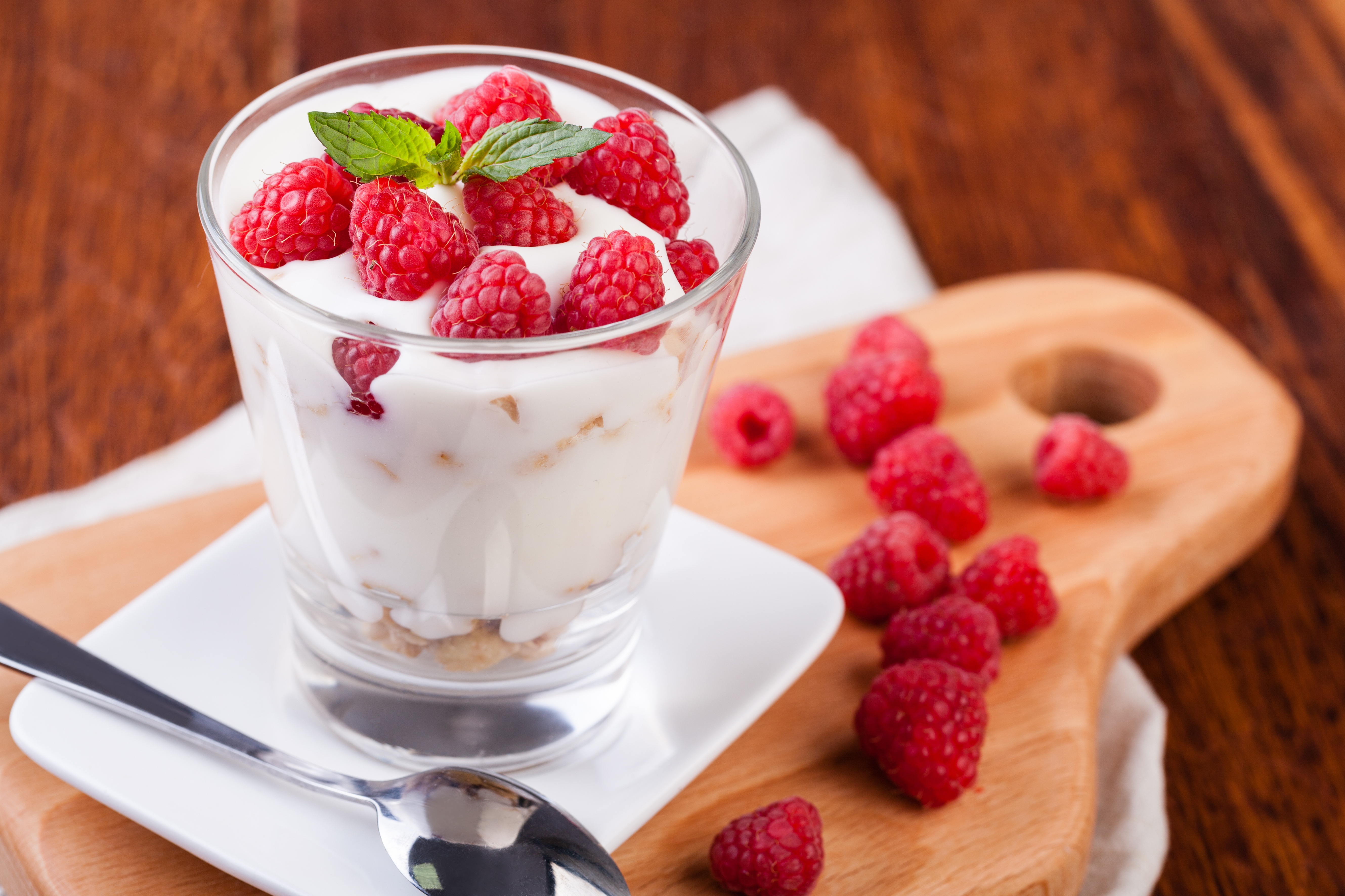 Berry Dessert Fruit Raspberry Yogurt 5318x3545