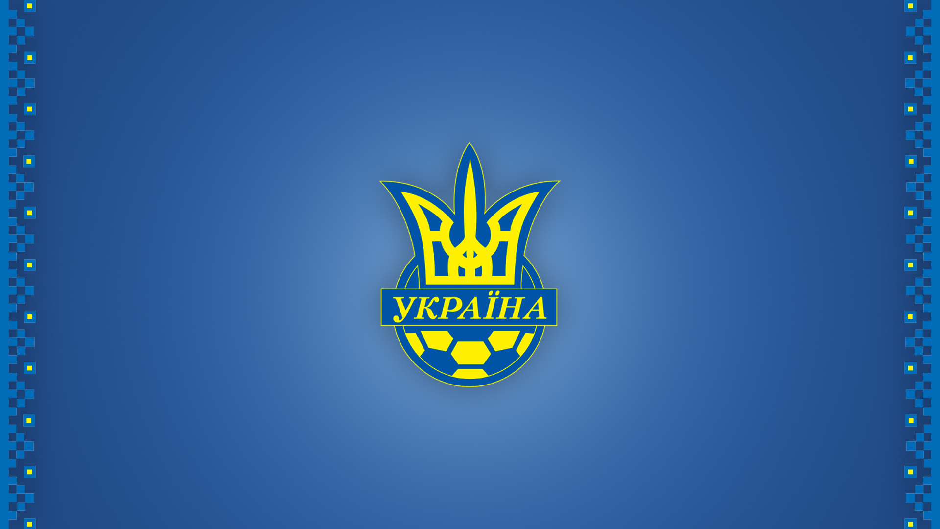 Emblem Logo Ukraine National Football Team 1920x1080