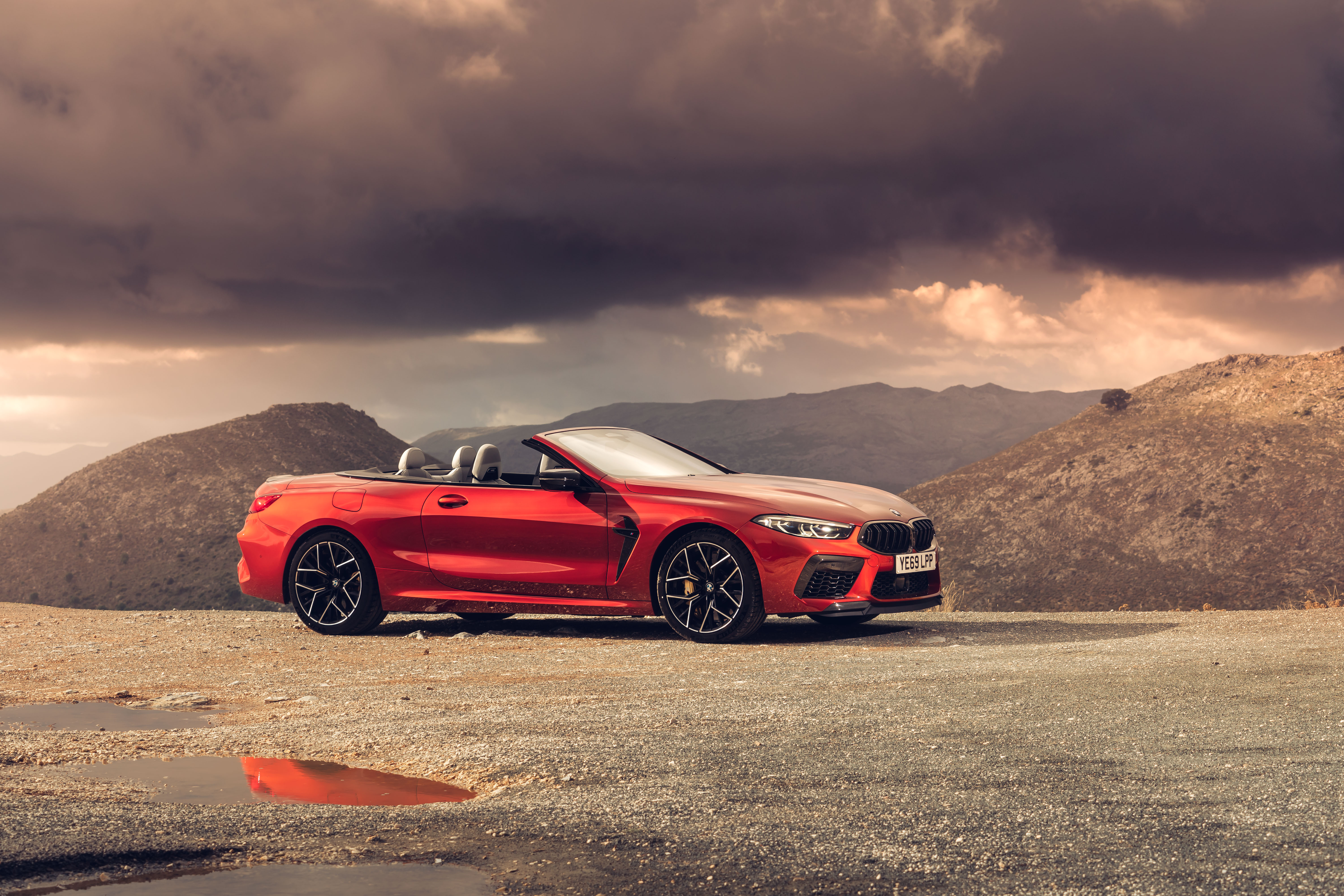 Bmw Bmw M8 Cabriolet Car Grand Tourer Red Car Vehicle 6000x4002