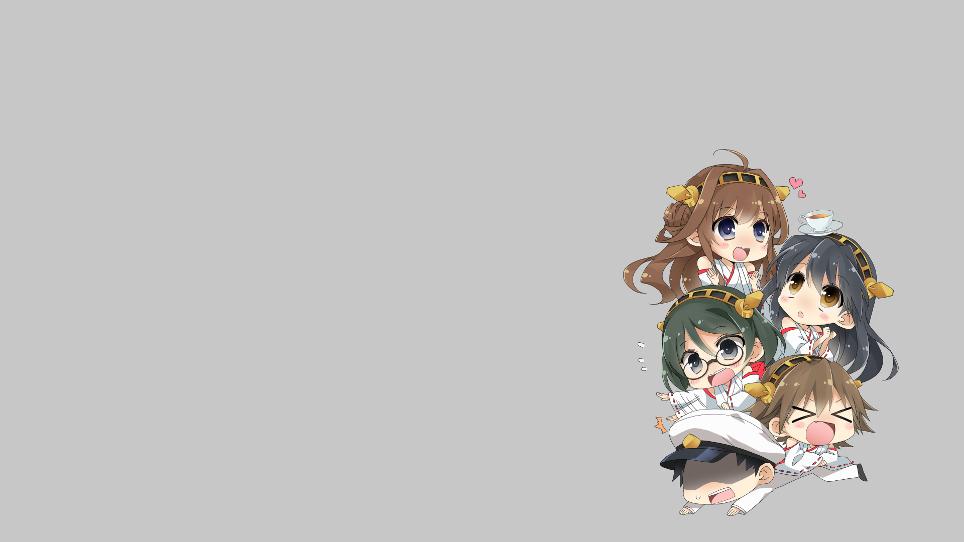 Admiral Kancolle Haruna Kancolle Hiei Kancolle Kirishima Kancolle Kongou Kancolle 1920x1080