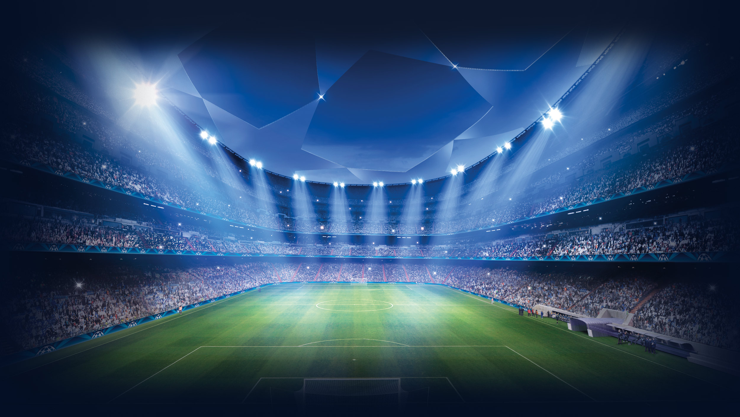 Soccer Stadium Uefa Champions League 2500x1409