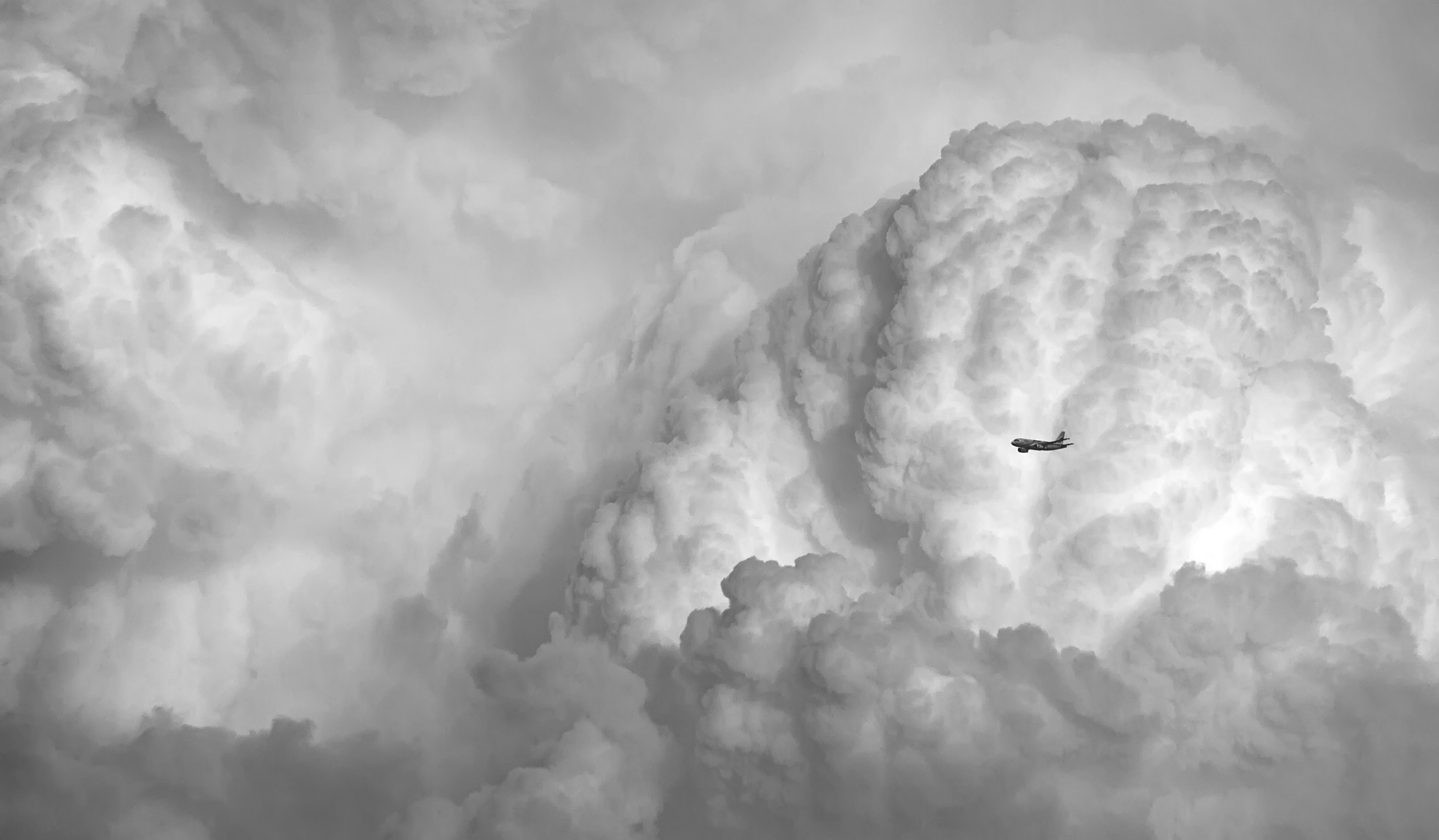 Airbus Airplane Cloud Sky Tropics 3735x2180