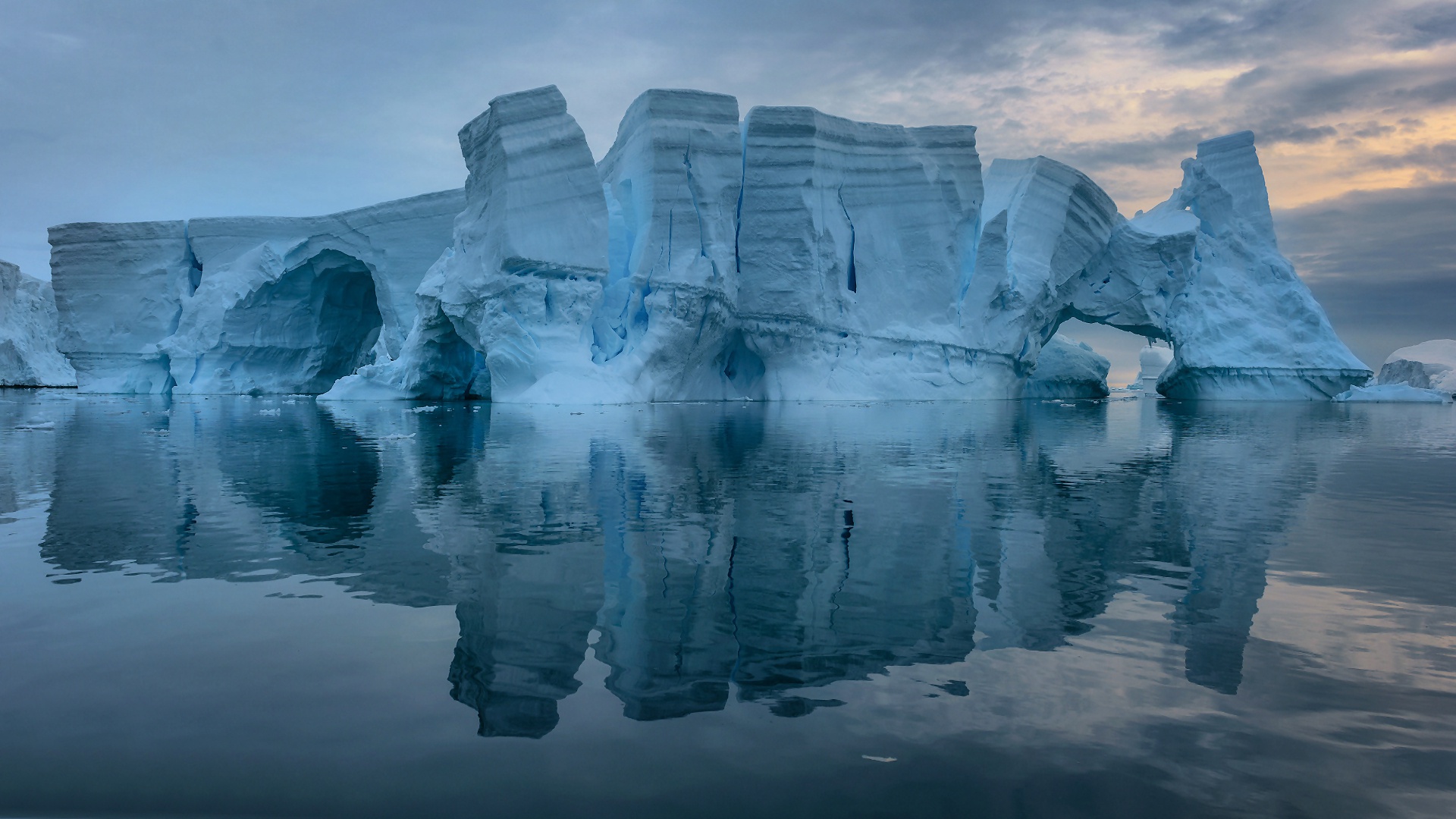 Arch Iceberg Nature 1920x1080