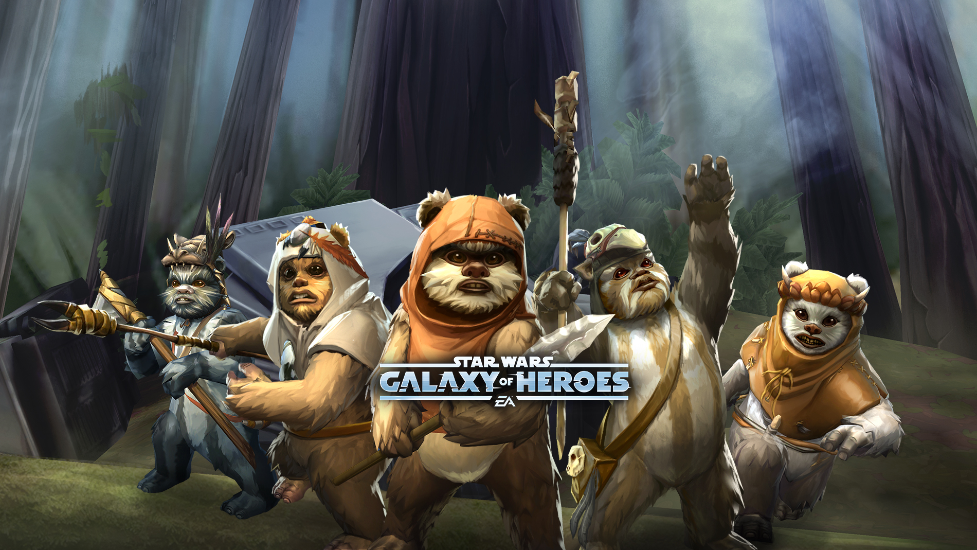 Ewok Star Wars Star Wars Galaxy Of Heroes 1900x1069