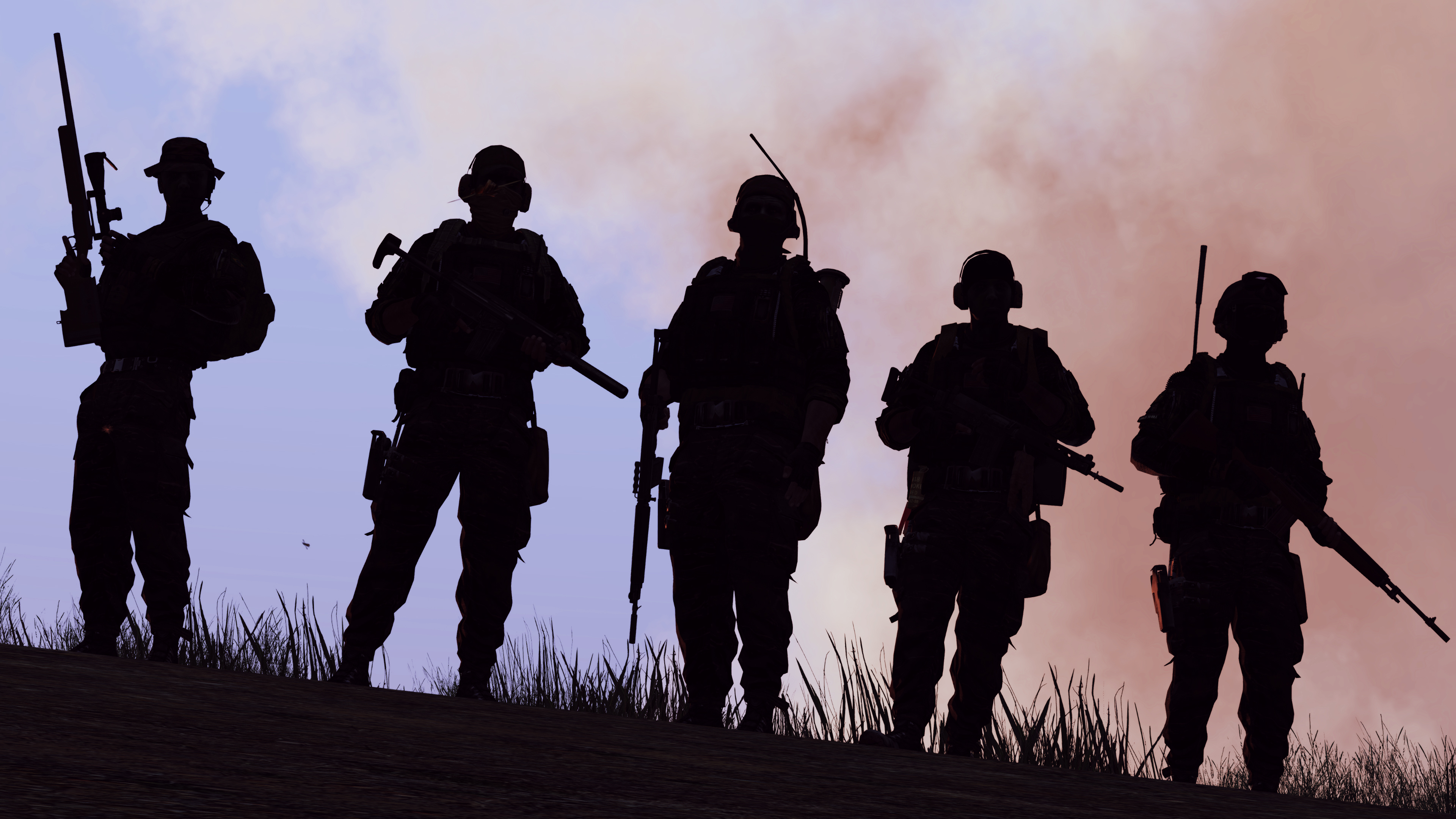 Arma 3 Silhouette Soldier 3840x2160