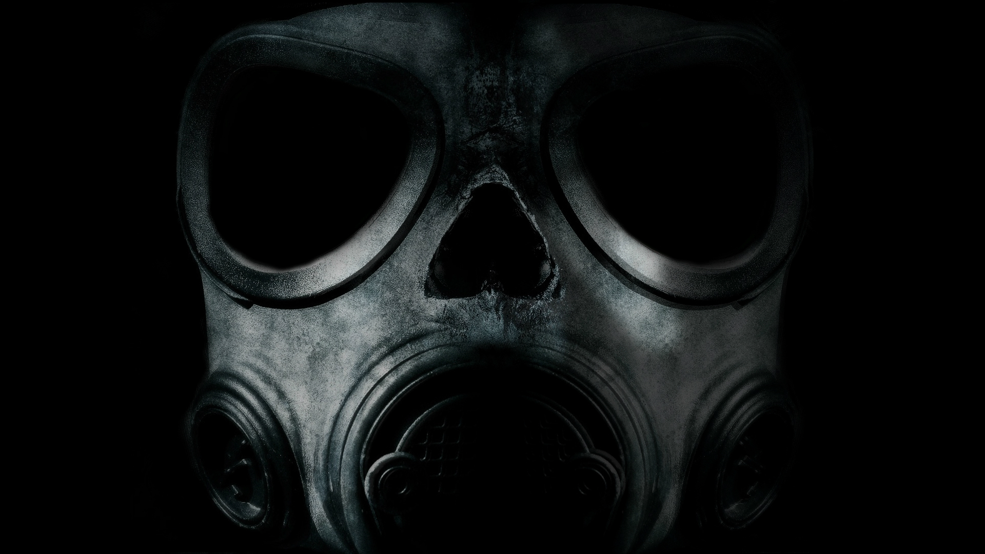 Dark Gas Mask 1920x1080