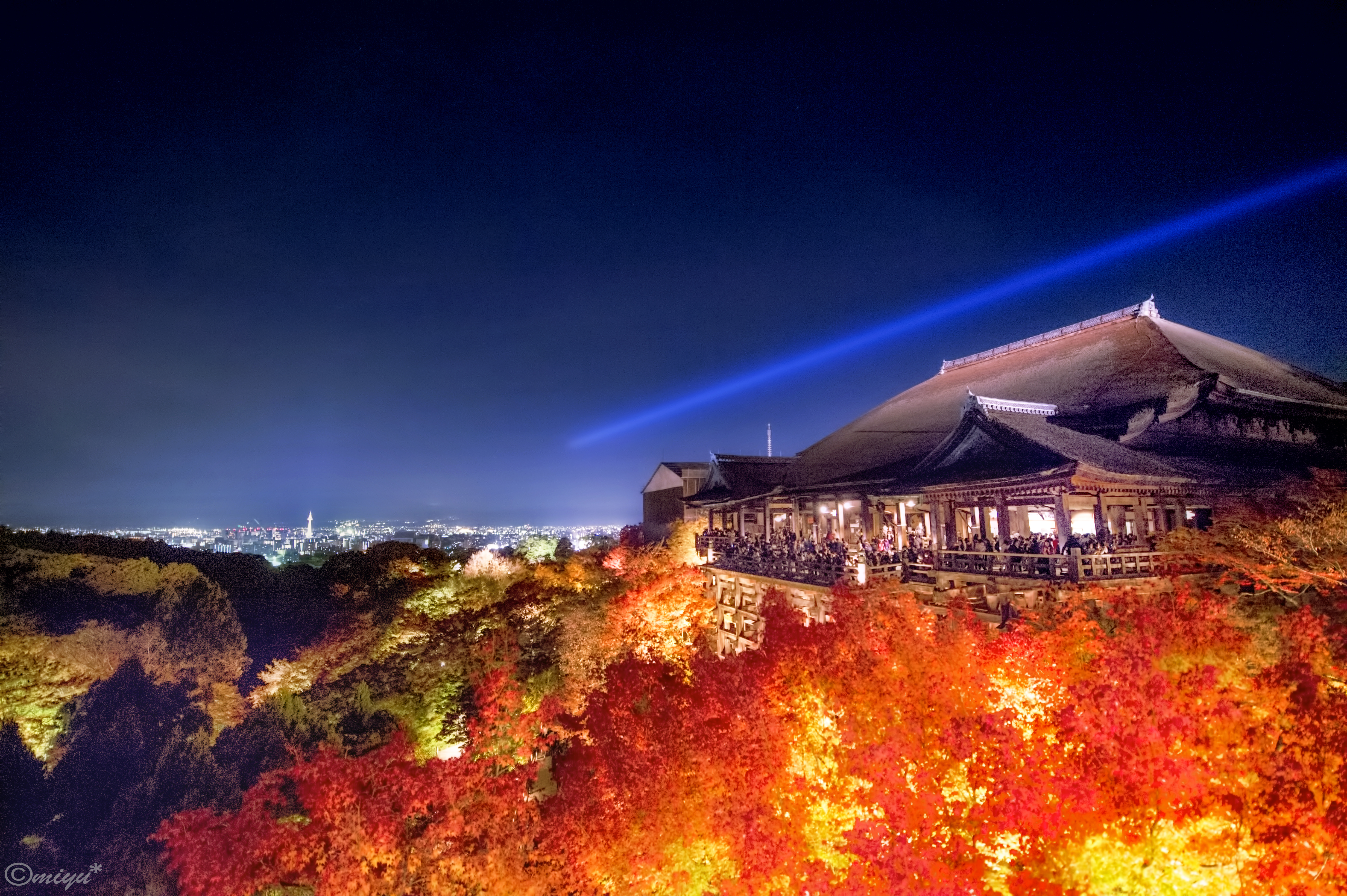 Japan Kiyomizu Dera Kyoto Night Temple 4928x3280