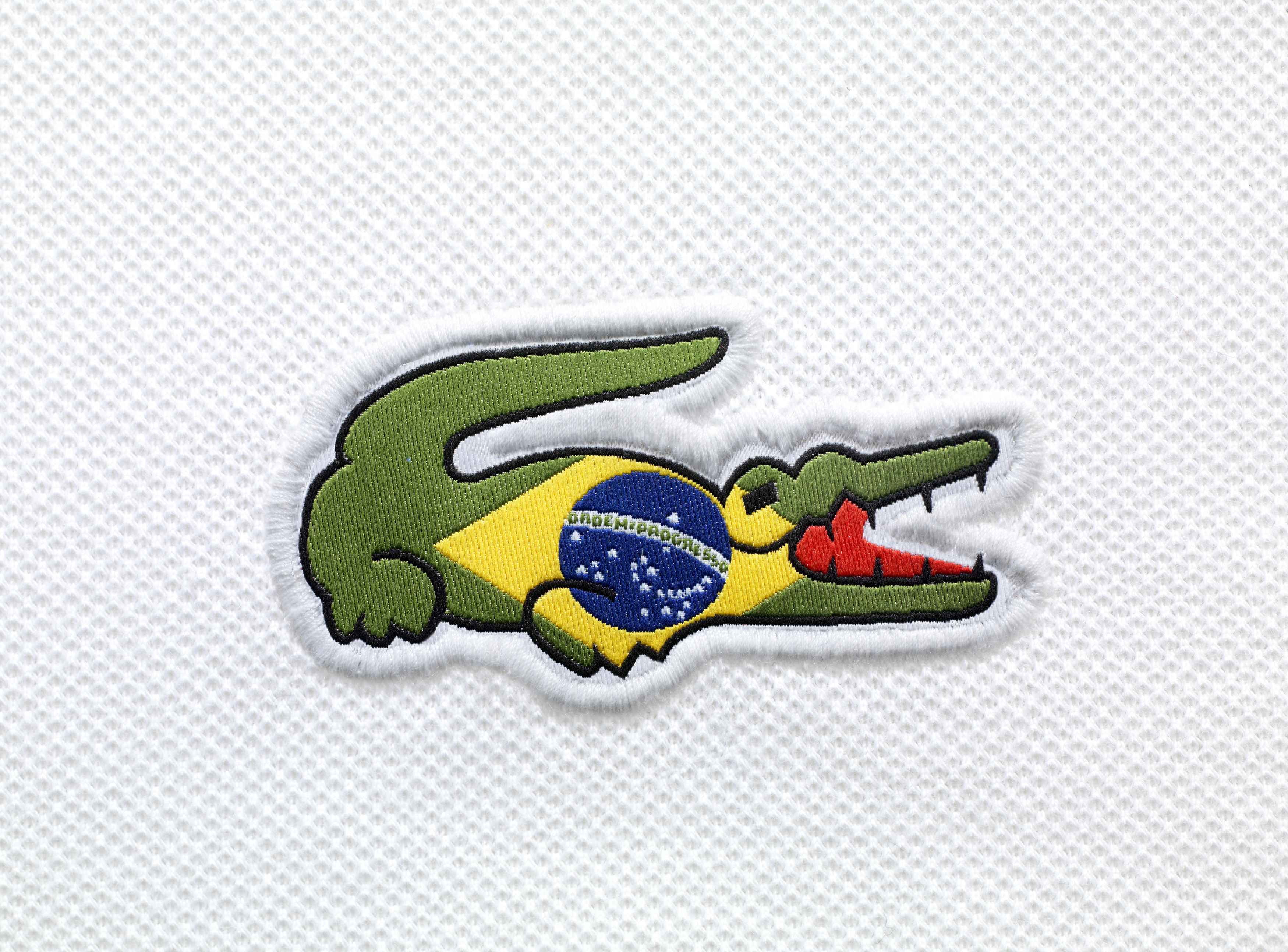Crocodile Flag Of Brazil Lacoste 3500x2586