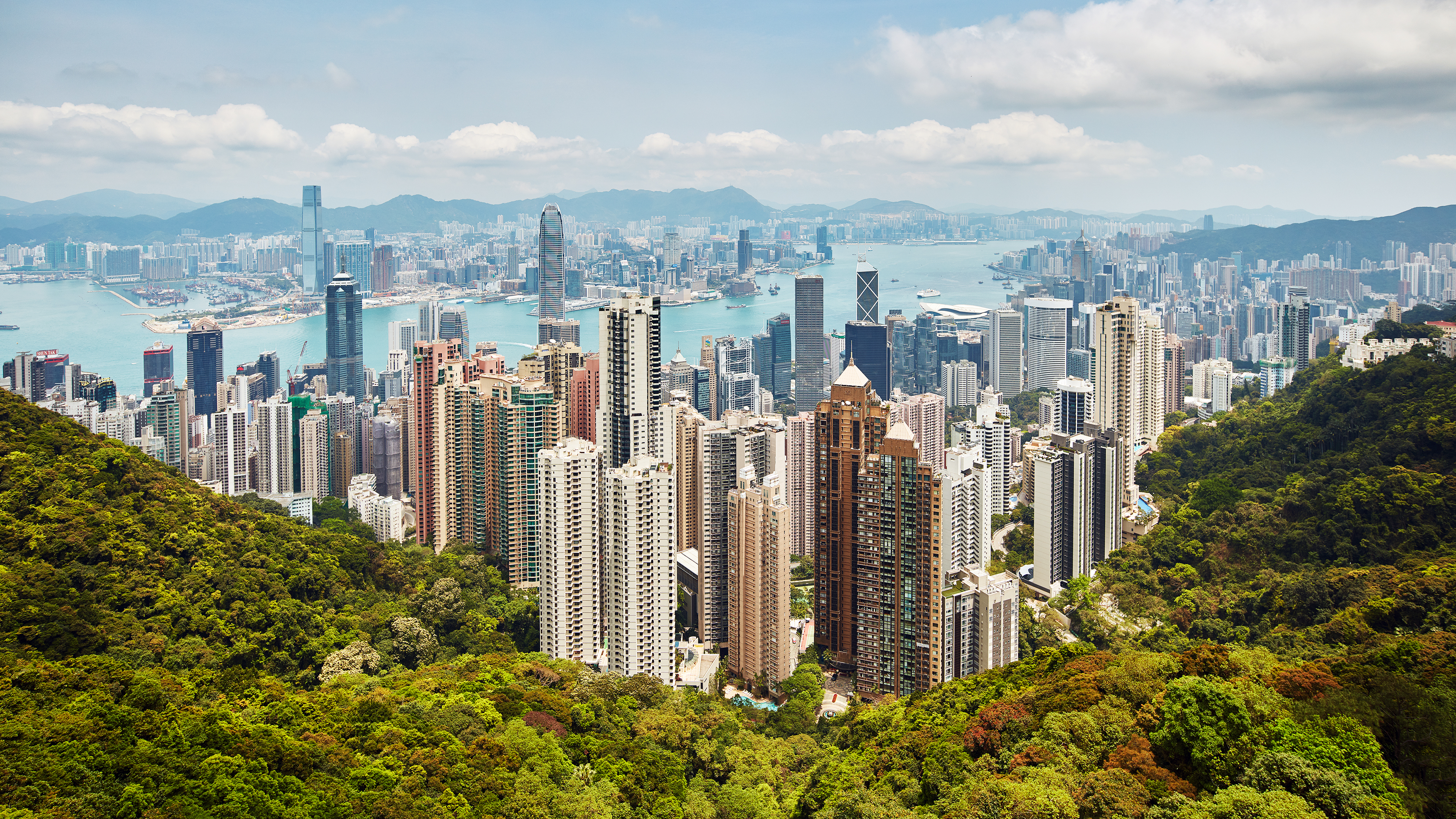 Building City Hong Kong 3840x2160