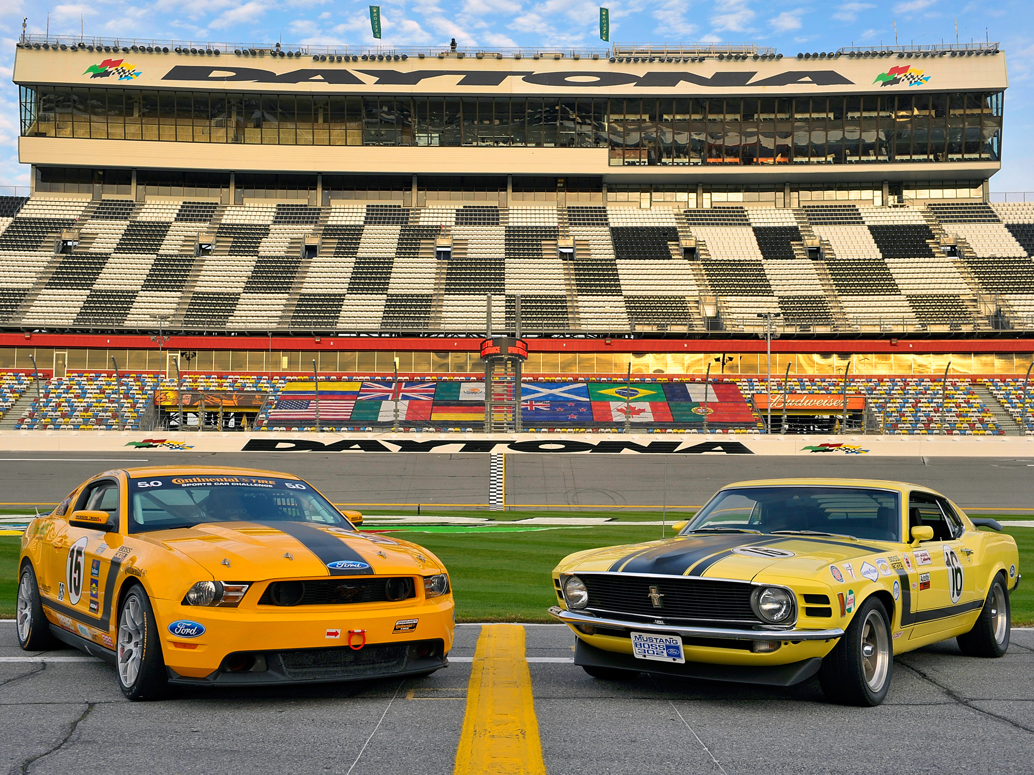 Car Ford Ford Mustang Ford Mustang Boss 302 Orange Car Vehicle Yellow Car 2048x1536