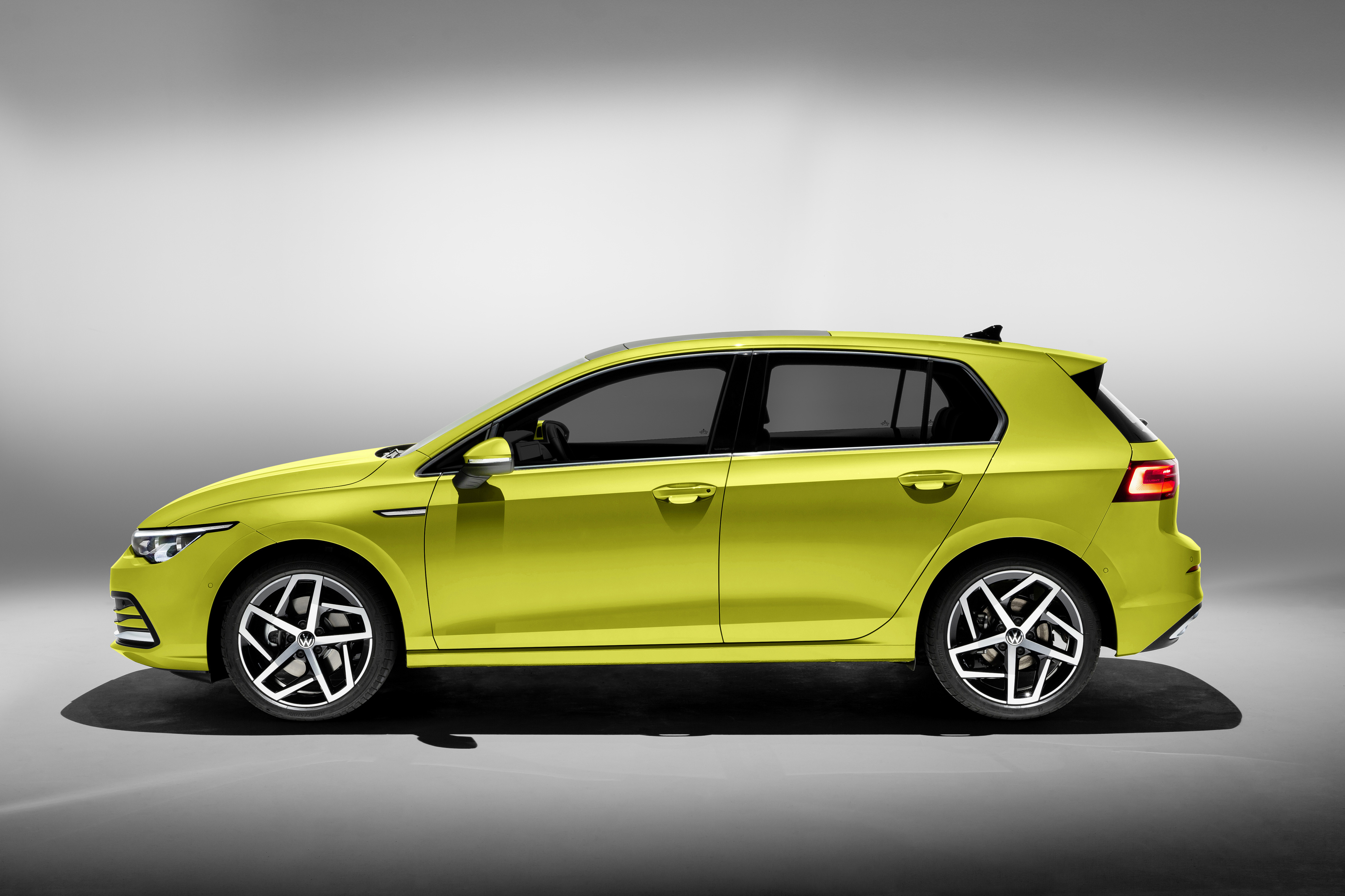 Car Compact Car Vehicle Volkswagen Volkswagen Golf Yellow Car 4096x2730