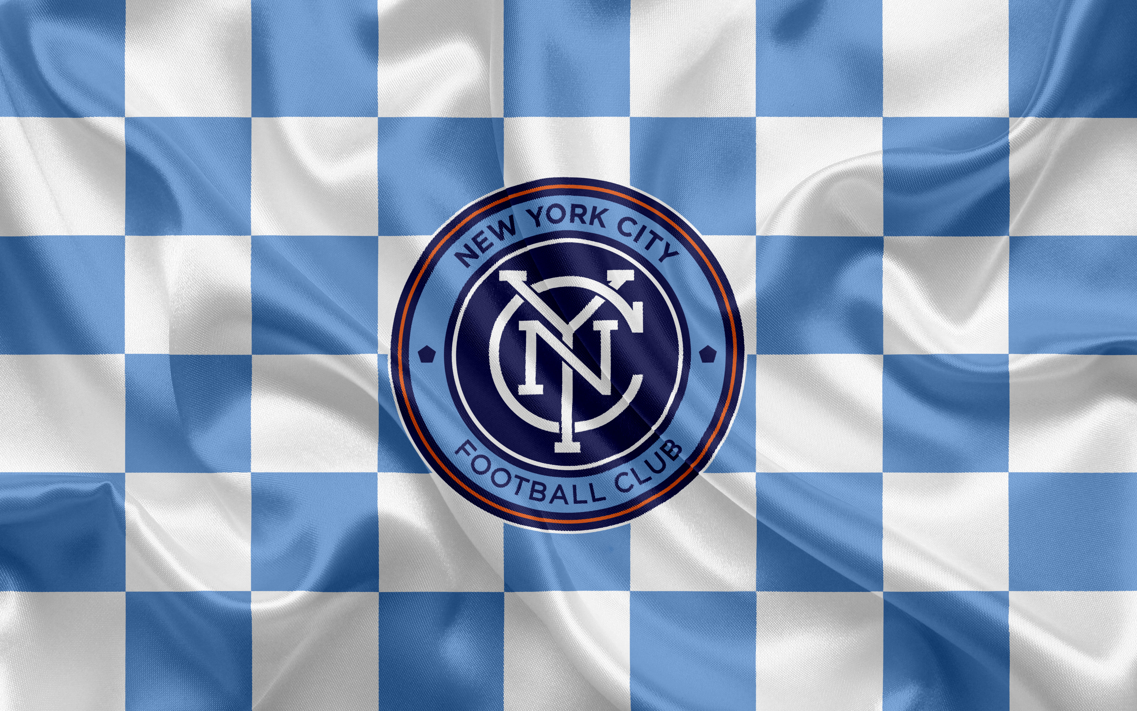 Emblem Logo Mls New York City Fc Soccer 3840x2400