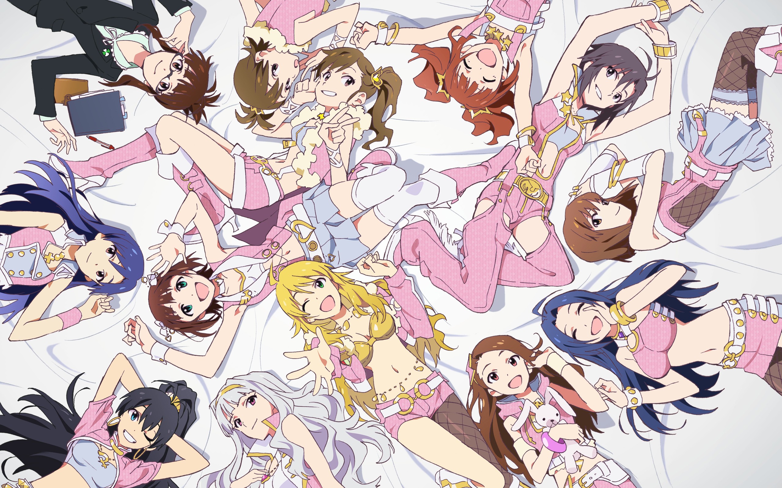 Ami Futami Azusa Miura Chihaya Kisaragi Haruka Amami Hibiki Ganaha Iori Minase Makoto Kikuchi Mami F 2560x1600