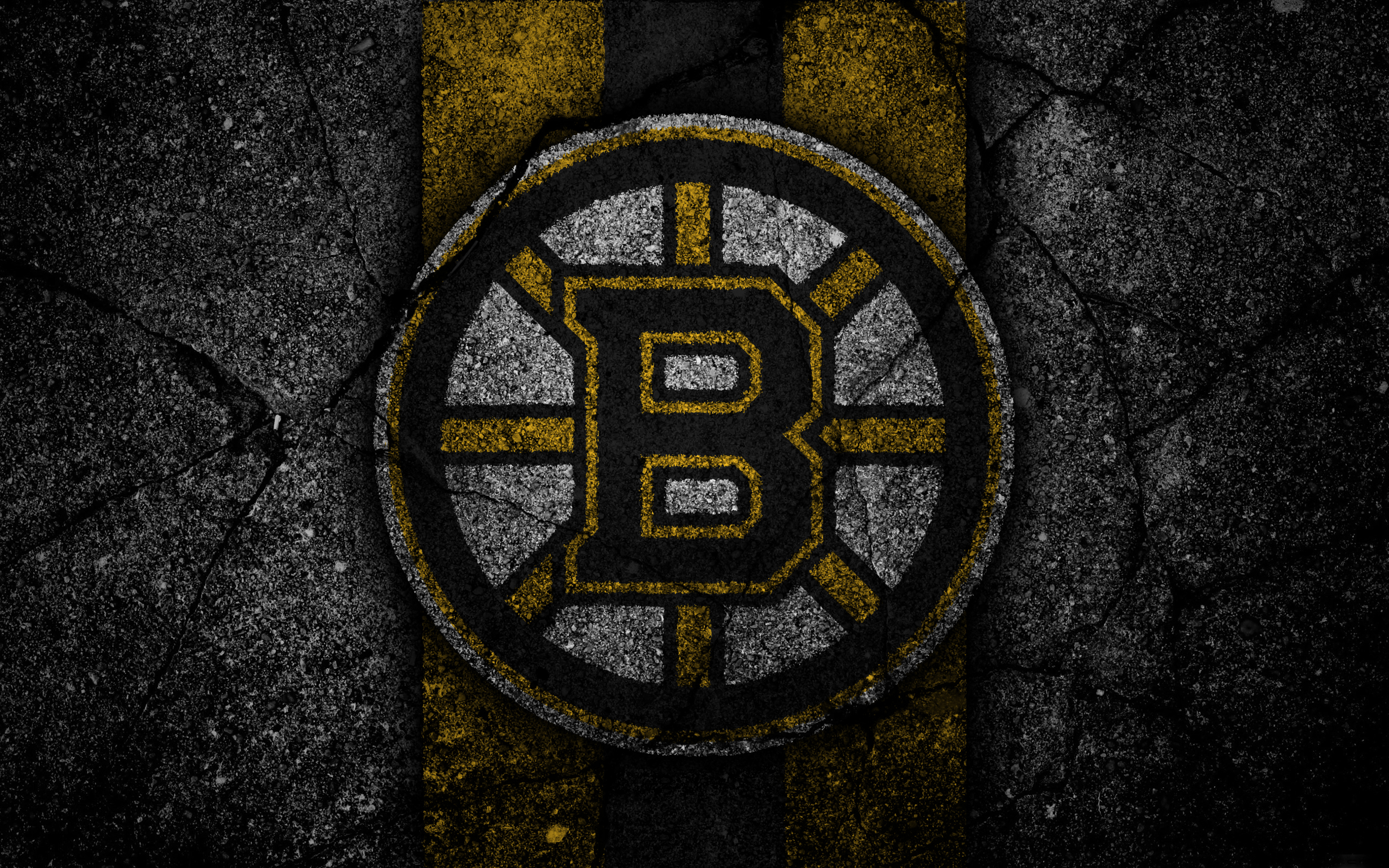 Boston Bruins Emblem Logo Nhl 3840x2400