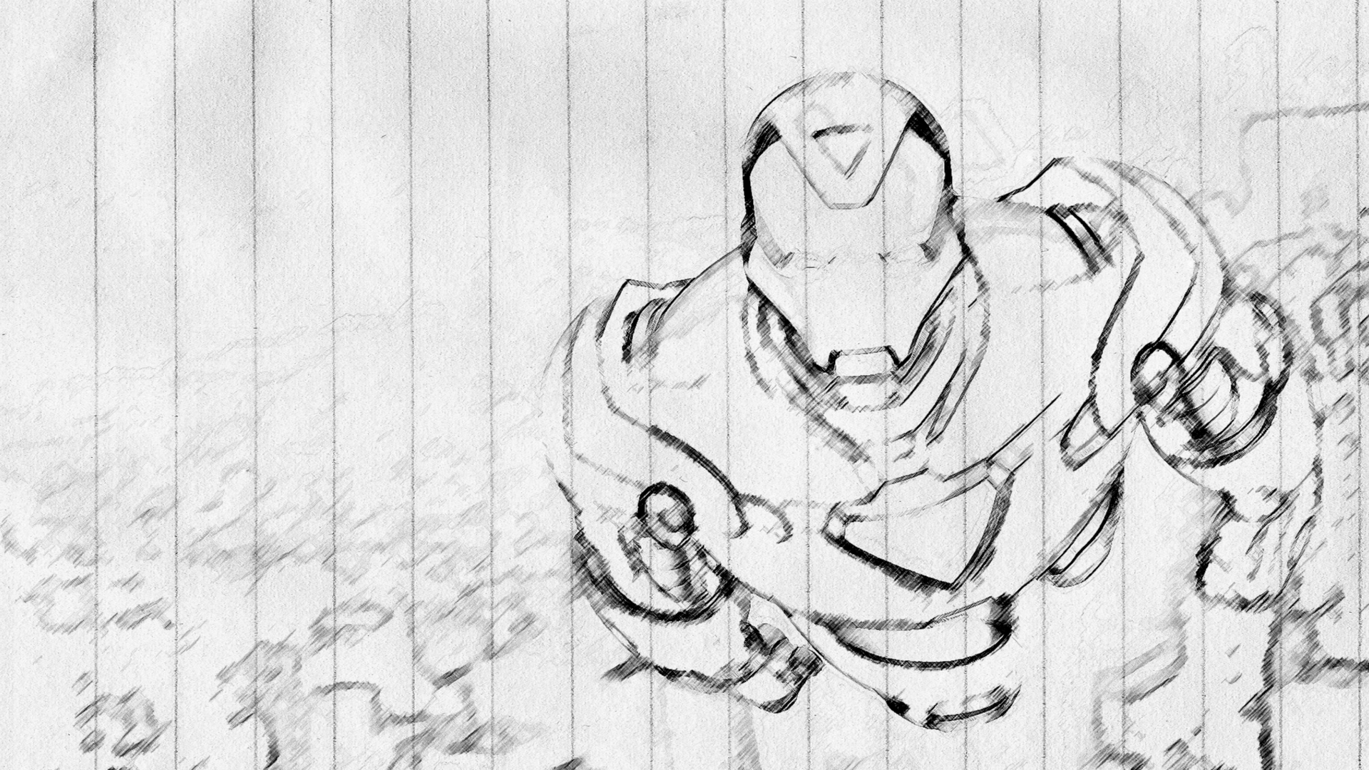How to draw Iron Man step by step