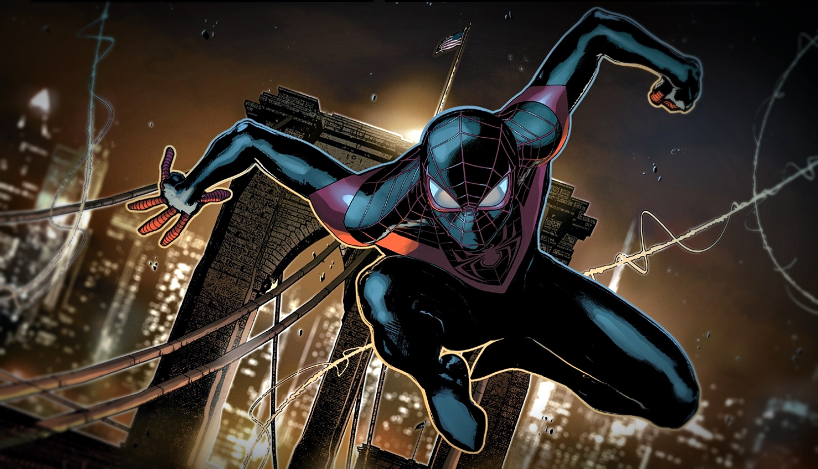 Miles Morales Spider Man Ultimate Spider Man 1656x950