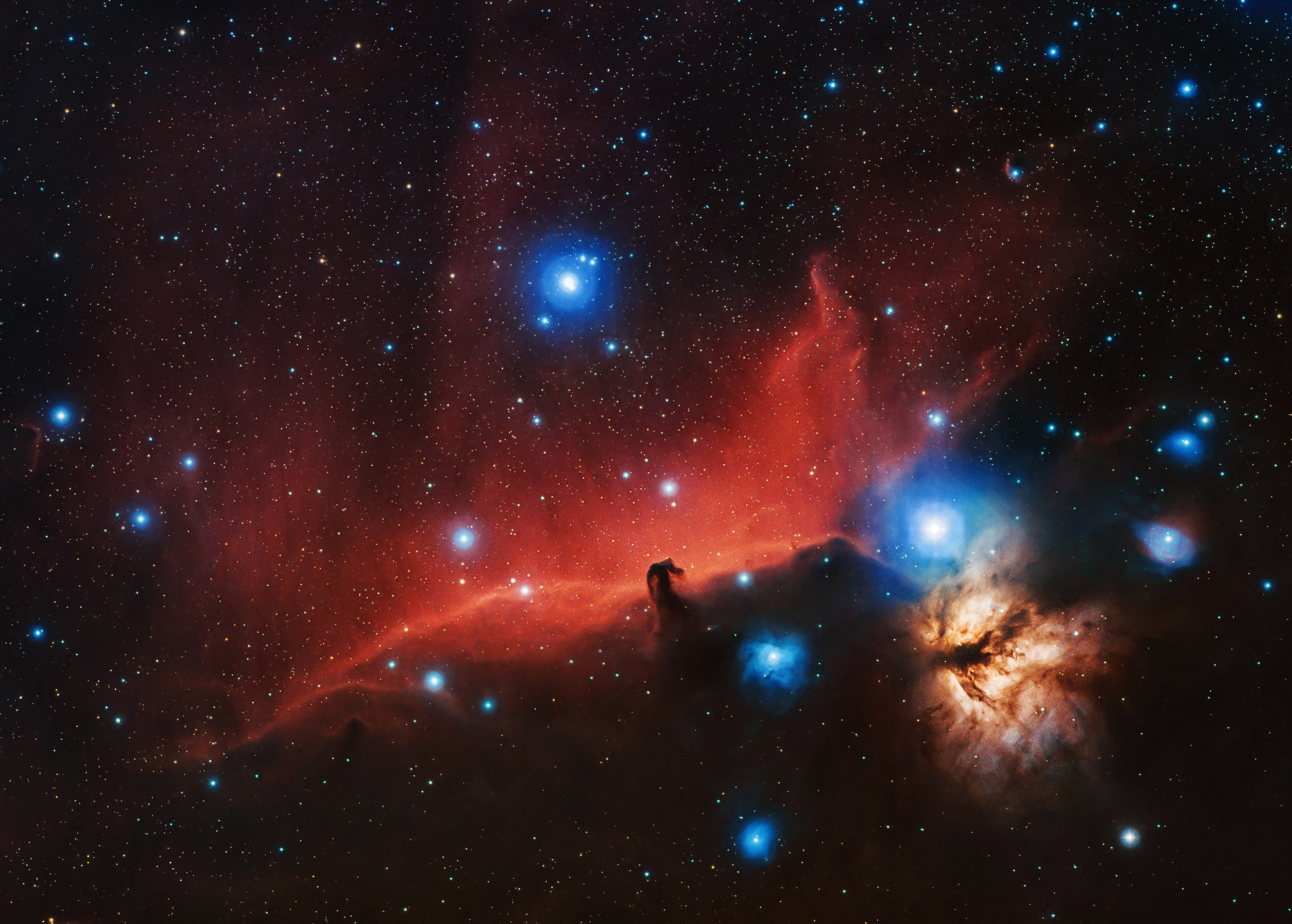 Horsehead Nebula Nebula Space Stars 2013x1440