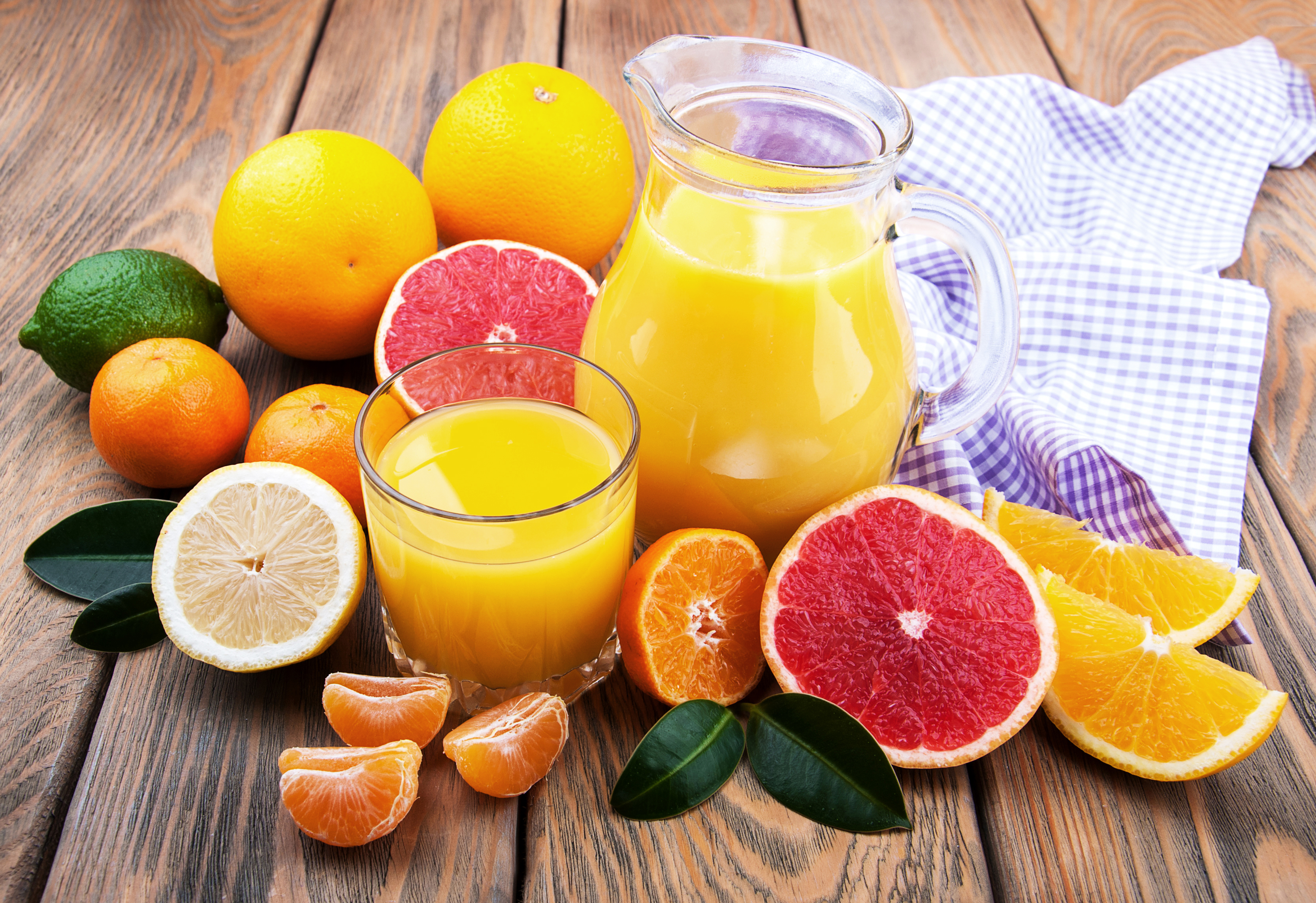 Fruit Glass Juice Mandarin Orange Color Orange Fruit 3331x2286