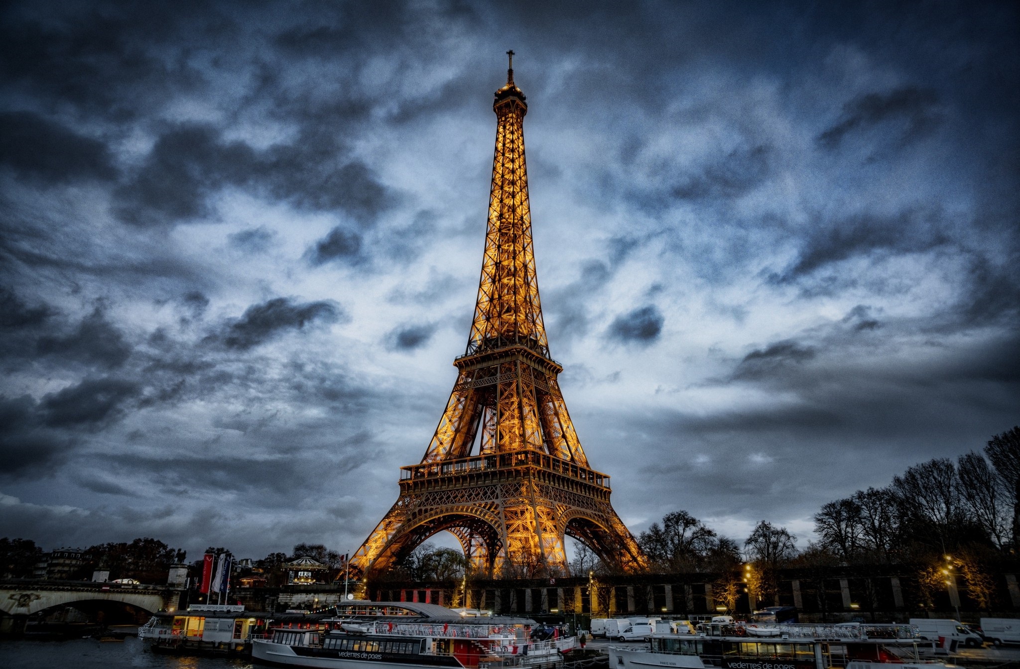 Eiffel Tower France Monument Paris 2048x1344