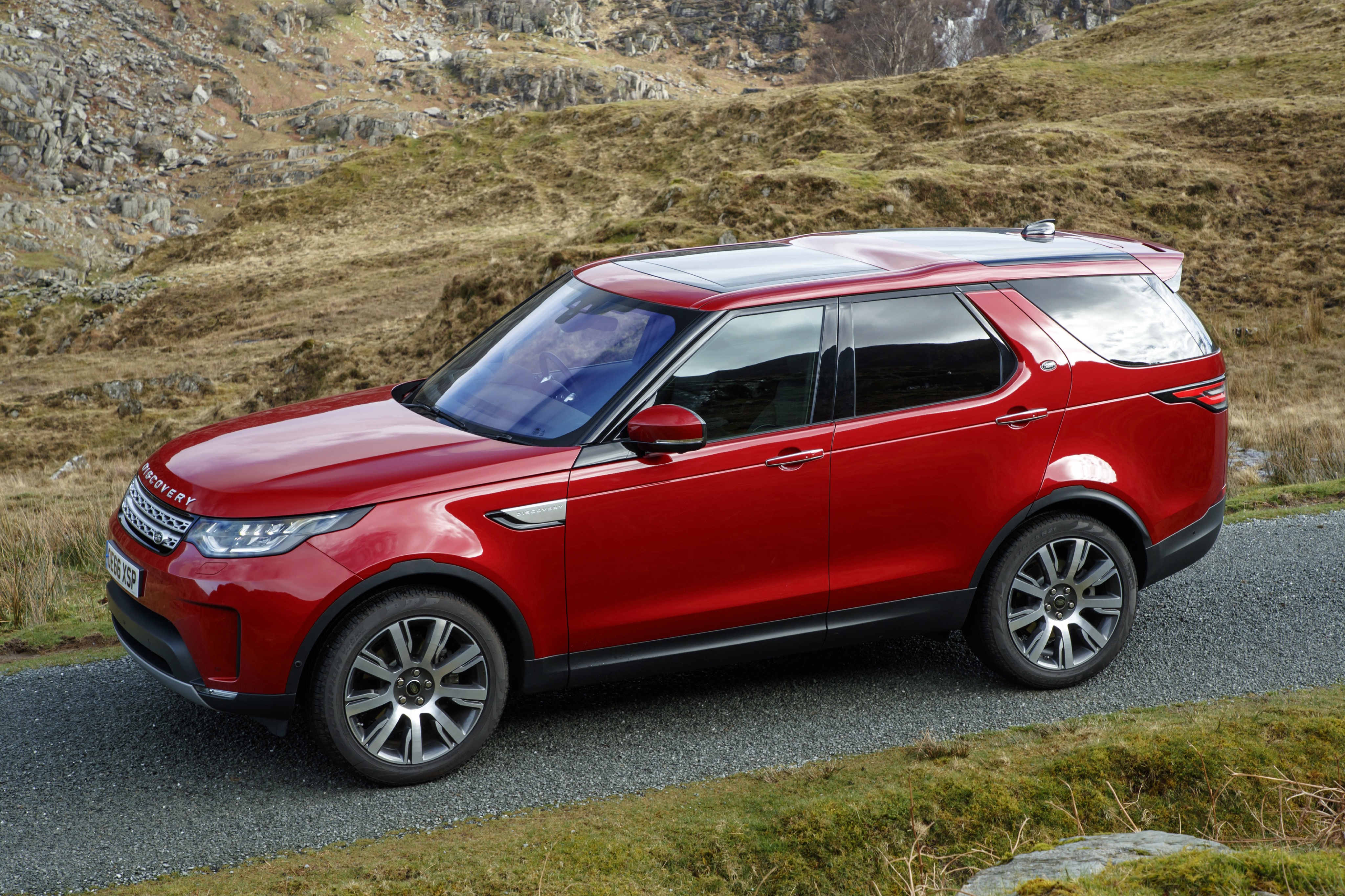 Car Land Rover Land Rover Discovery Luxury Car Red Car Suv Vehicle 4096x2730
