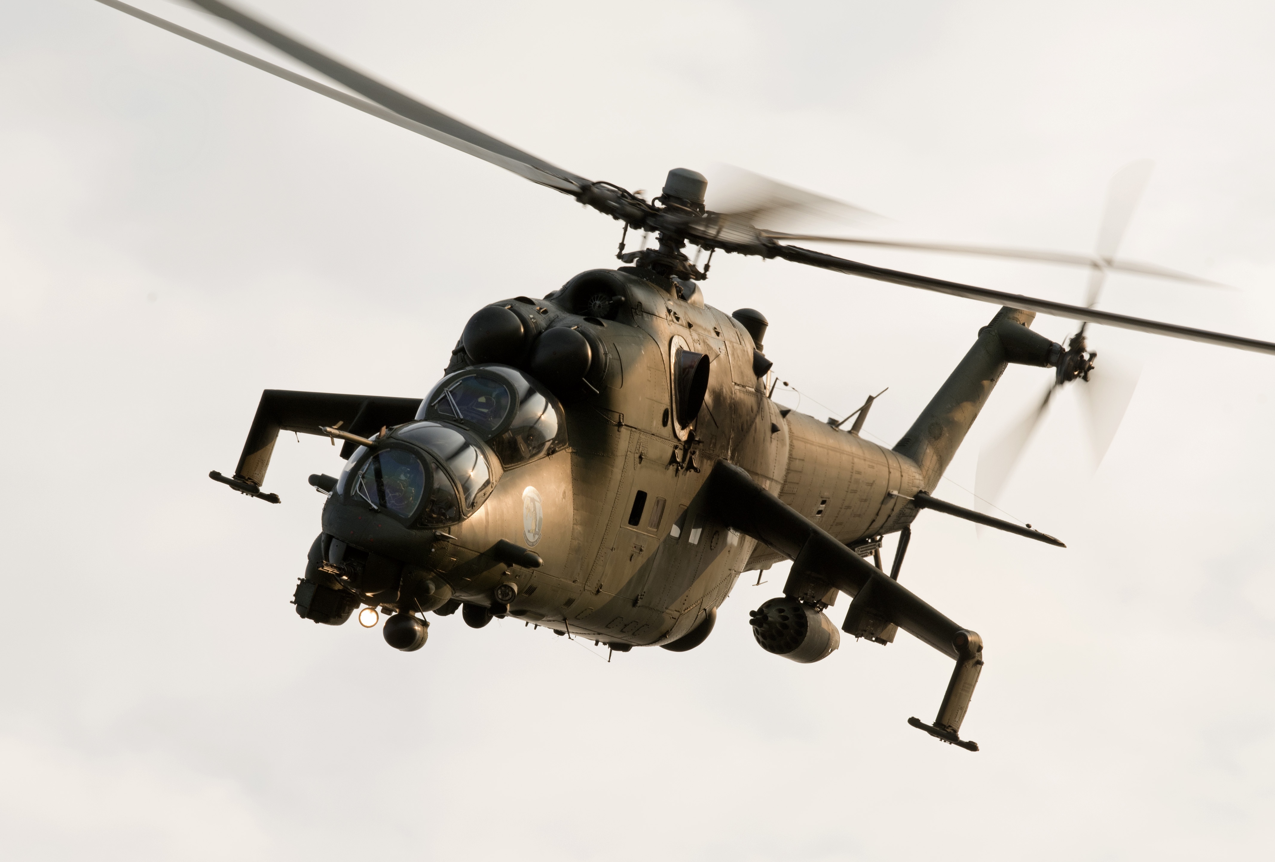 Aircraft Attack Helicopter Helicopter Mil Mi 24 4266x2884