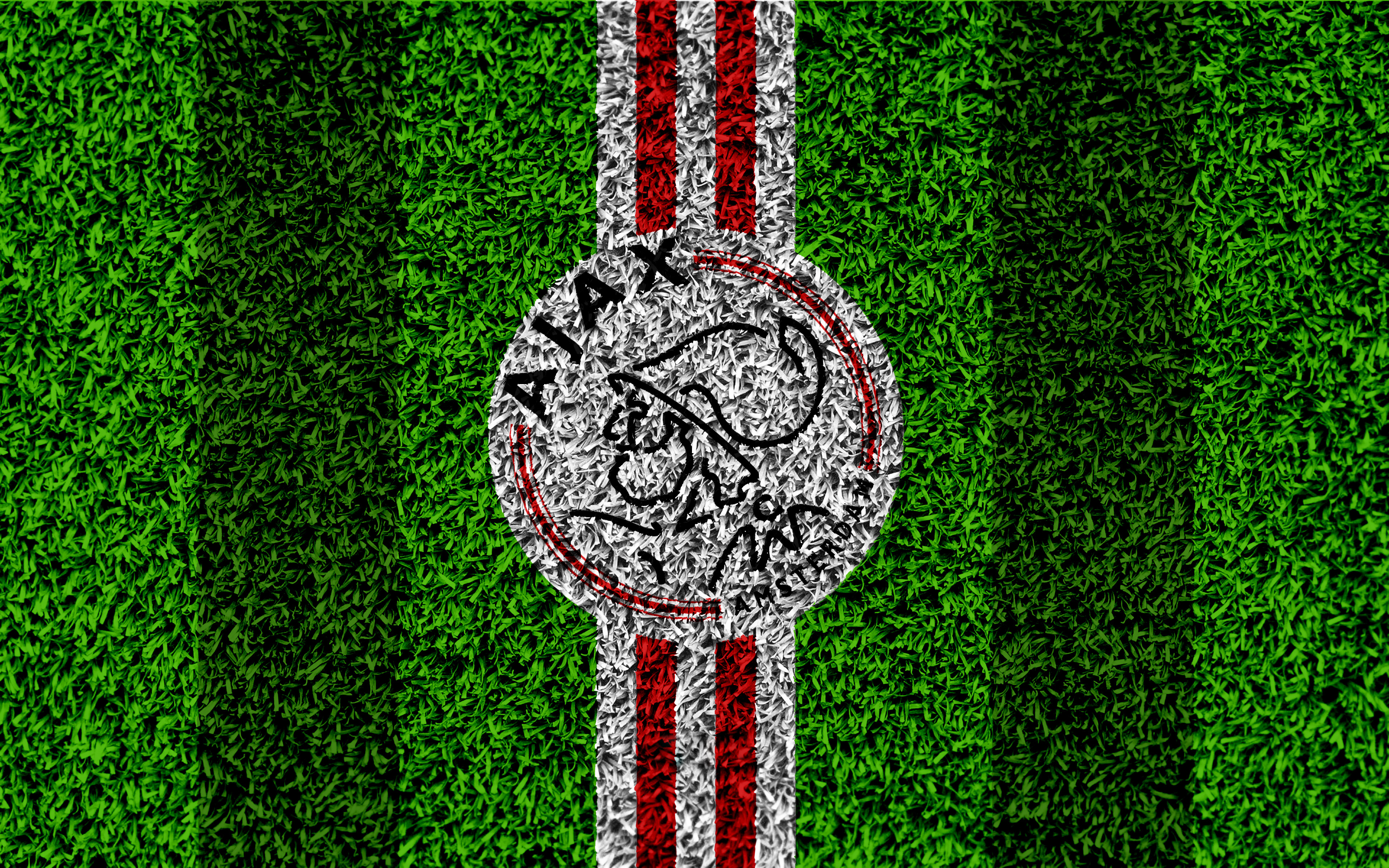 Afc Ajax Emblem Logo Soccer 3840x2400